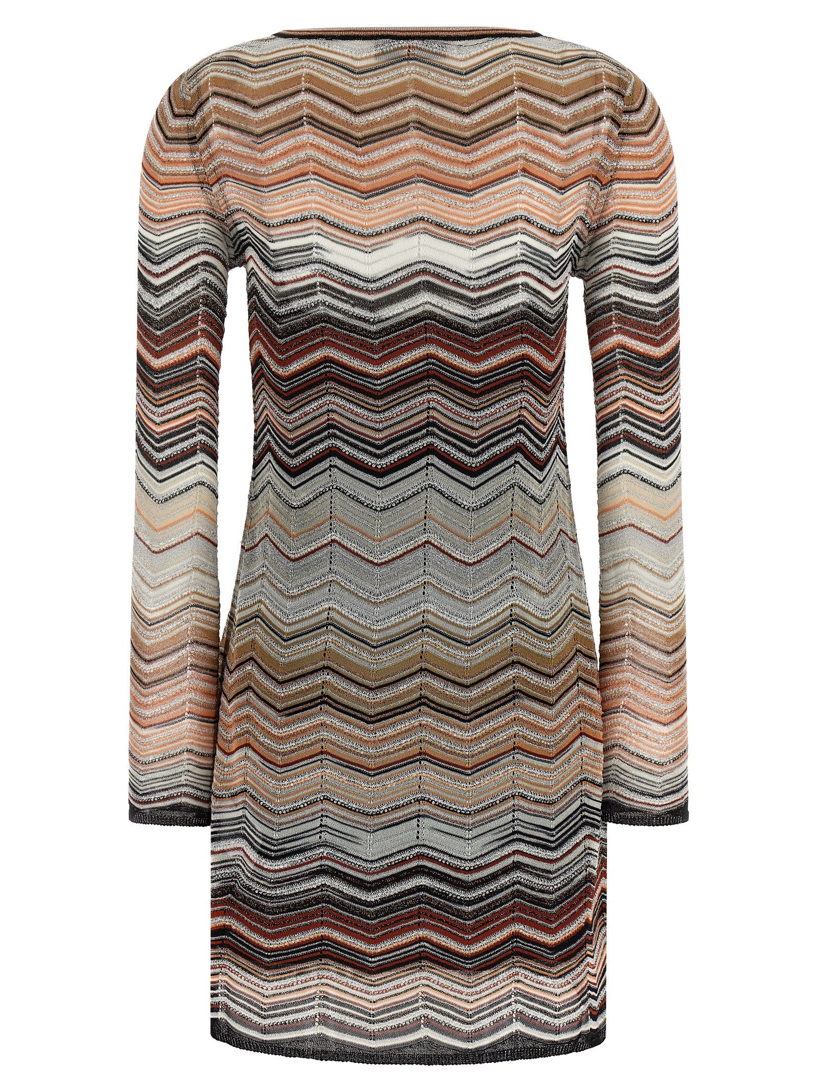 Missoni Brown Viscose Short Women's Dress