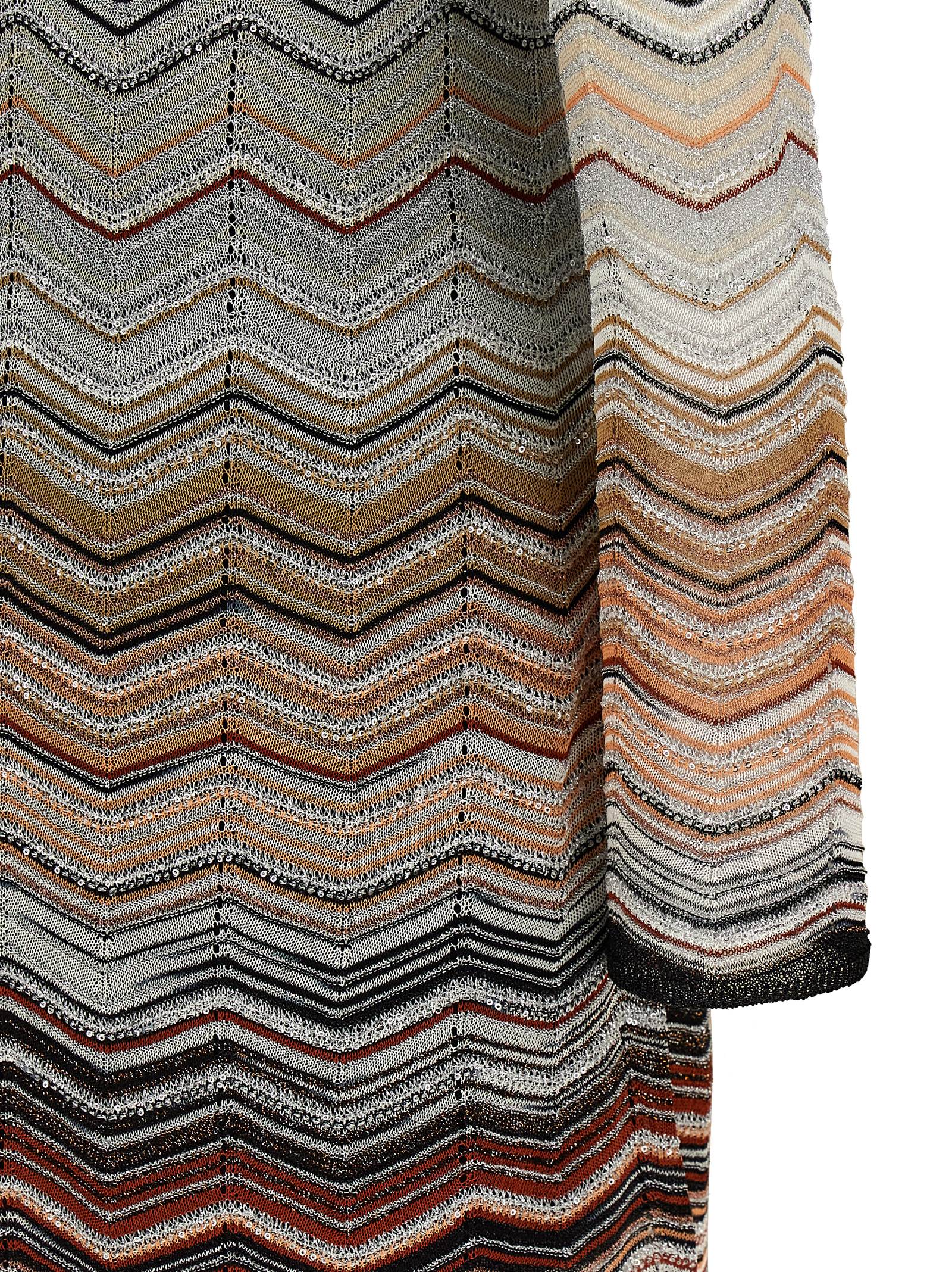 Missoni Brown Viscose Short Women's Dress