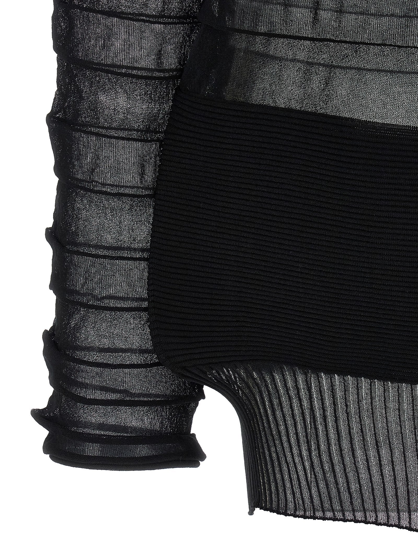 Issey Miyake Black Polyester Women's Sweatshirt