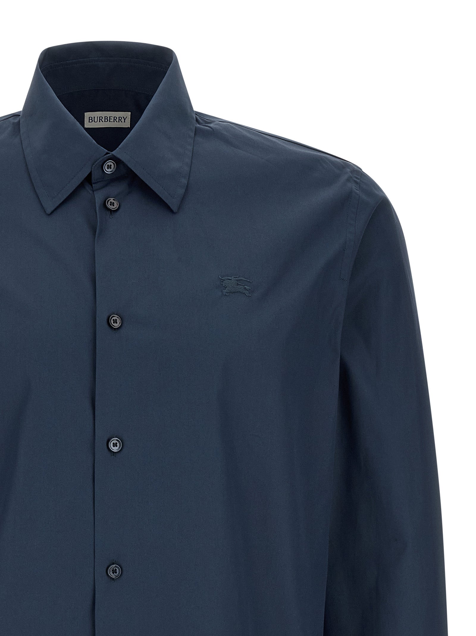 Burberry Blue Cotton Men's Blouse