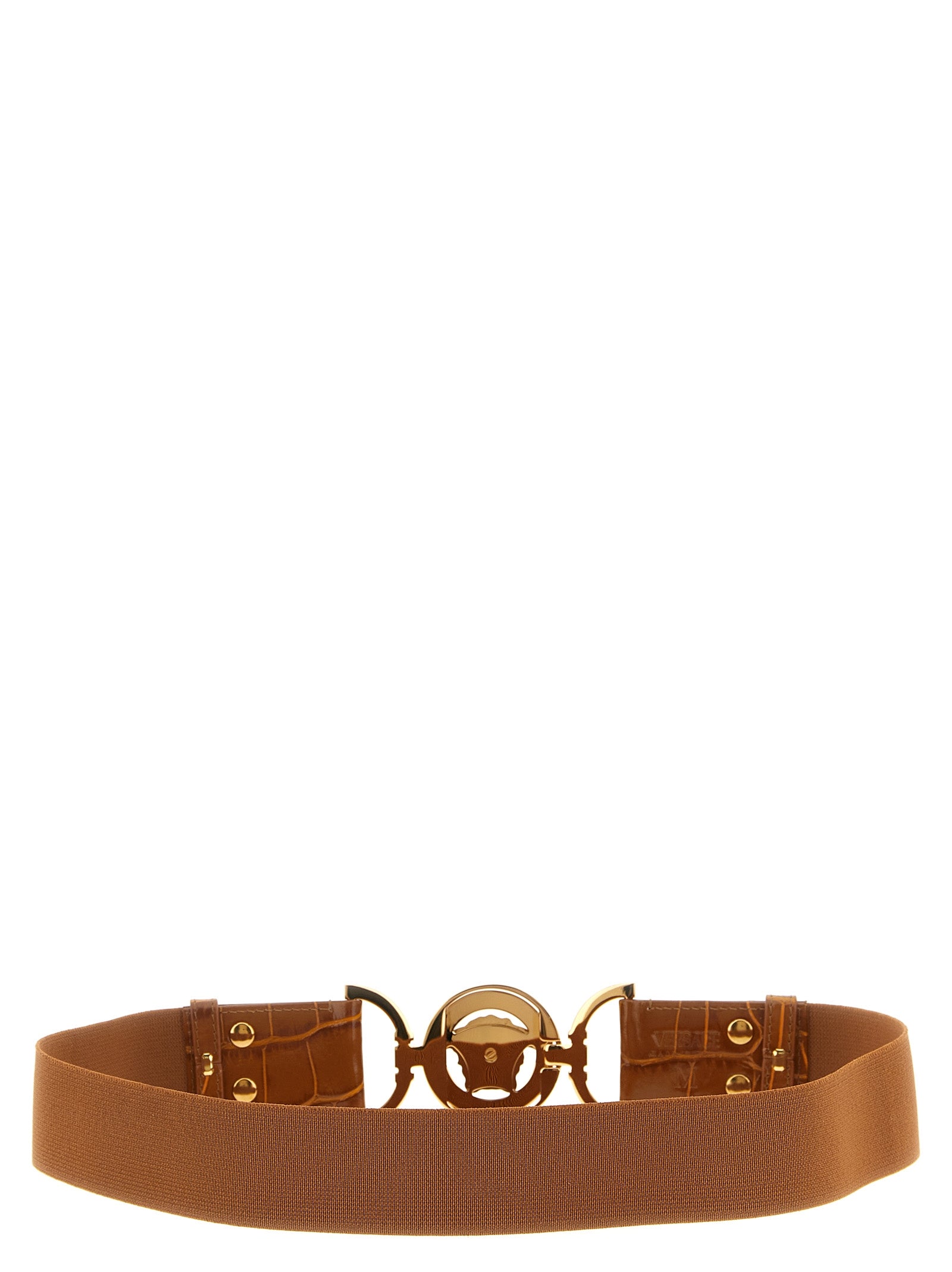 Versace Brown Calfskin Regular Women's Belt