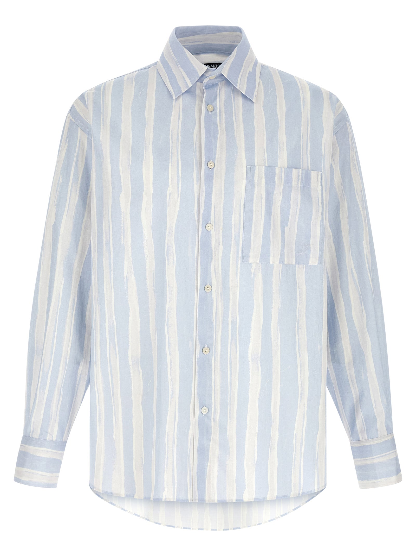 Jacquemus Blue Cotton Men's Blouse