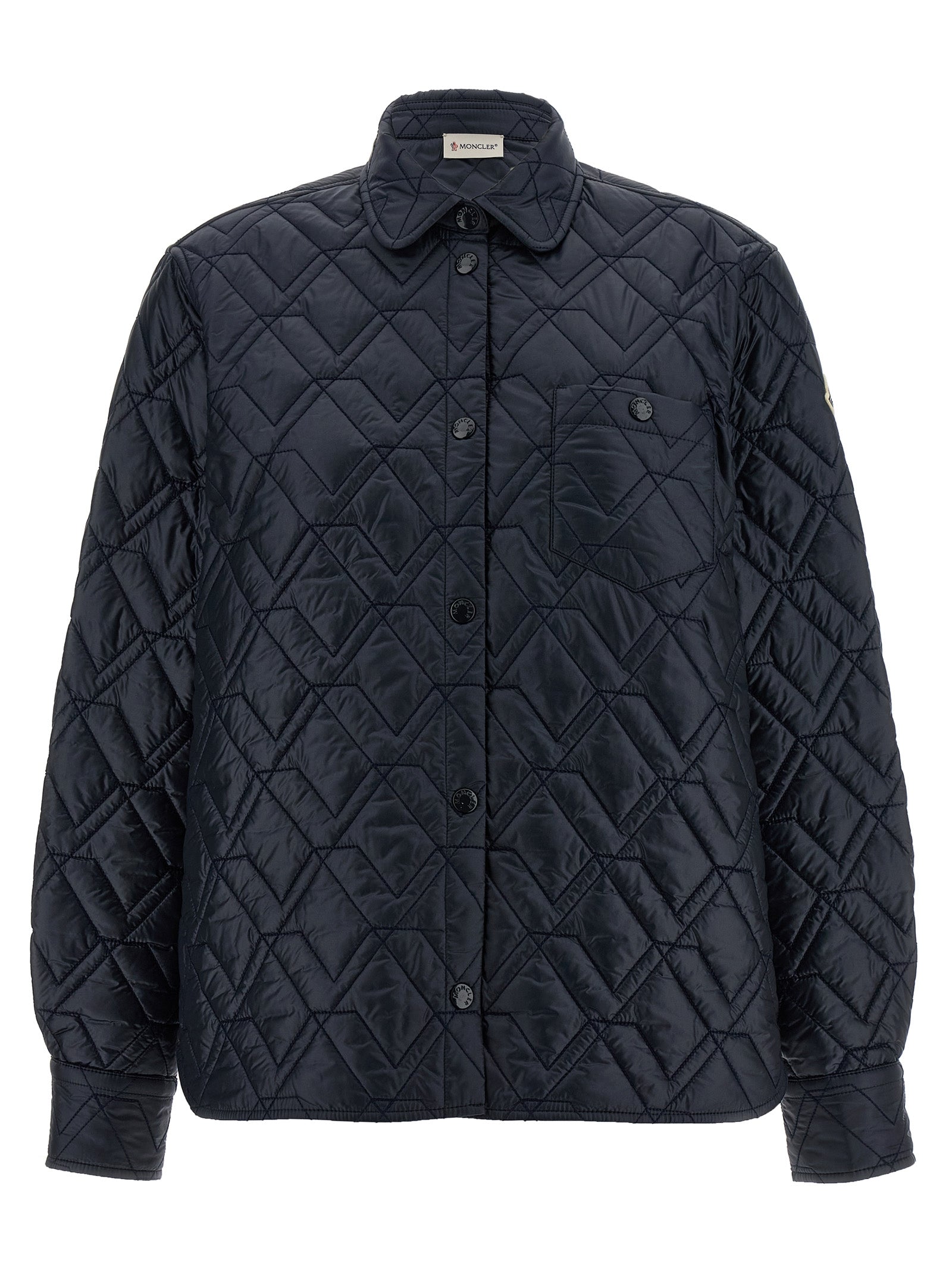Moncler Blue Polyamide Shell Women's Jacket