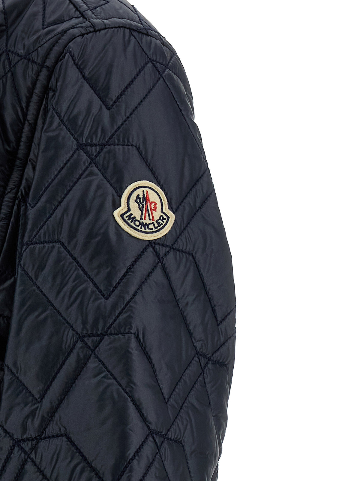 Moncler Blue Polyamide Shell Women's Jacket