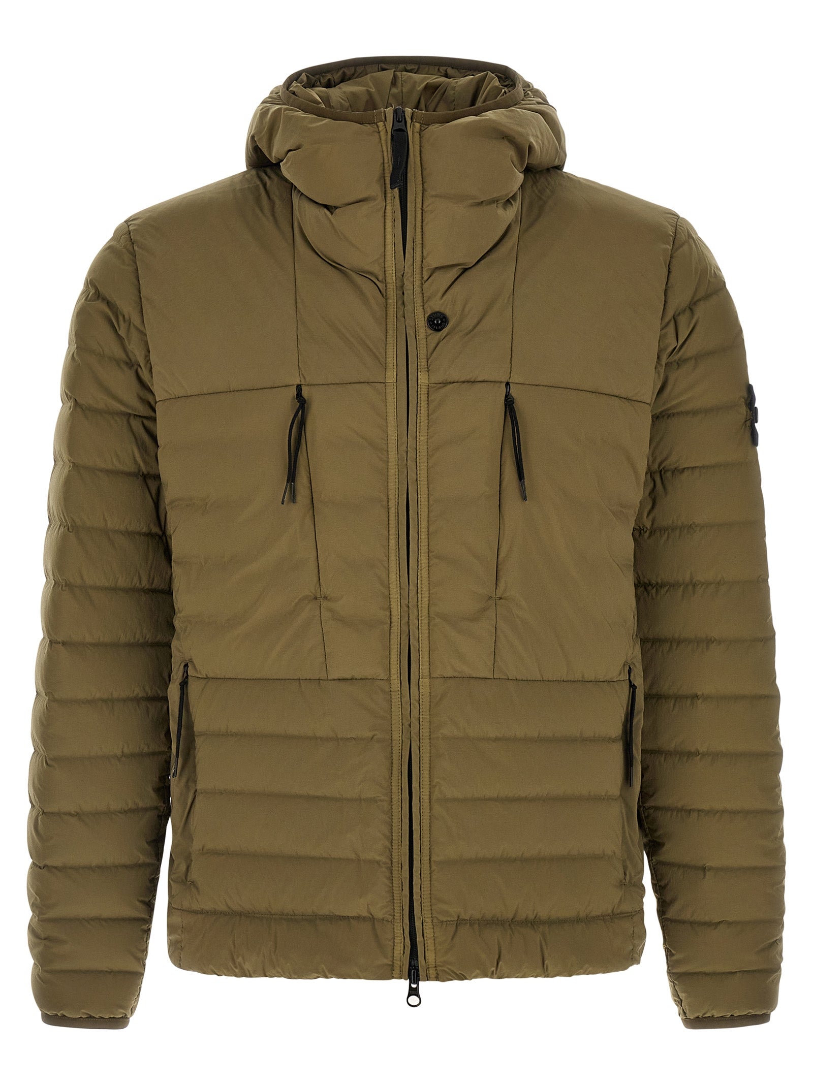 Stone Island Bicolor Polyamide Full-Length Men's Jacket
