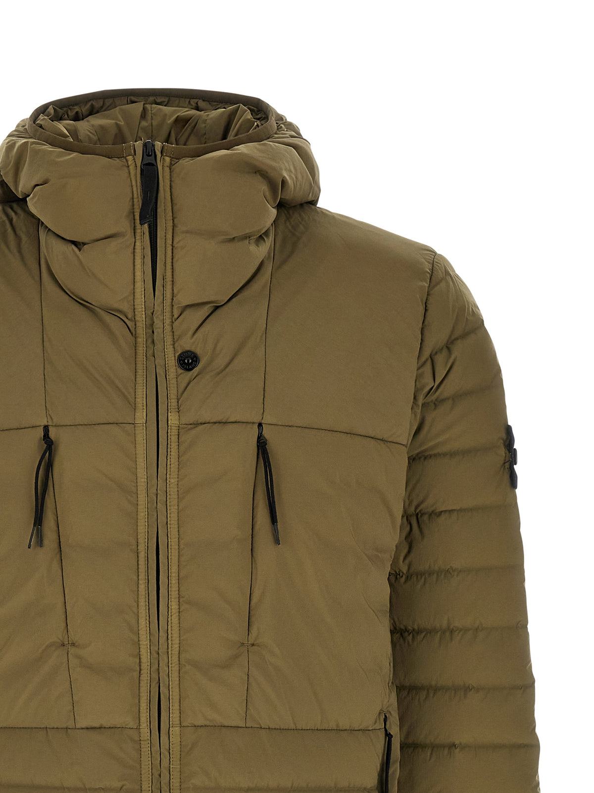 Stone Island Bicolor Polyamide Full-Length Men's Jacket