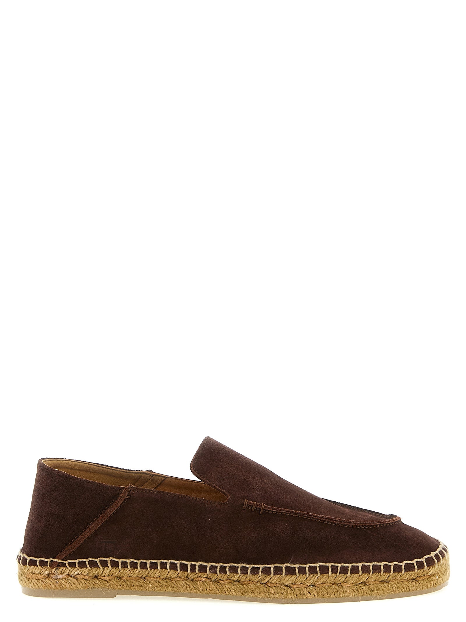 Tom Ford Brown Calfskin Men's Espadrilles