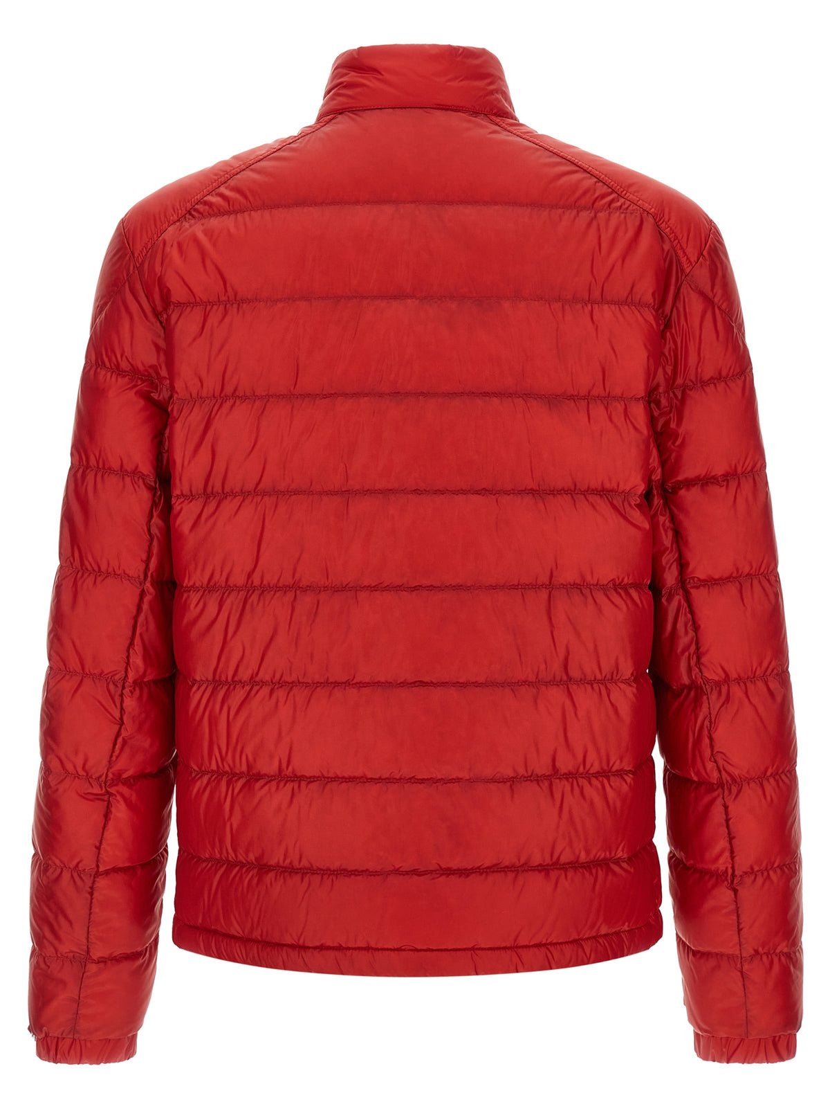 Moncler Red Polyamide Full-Length Men's Jacket