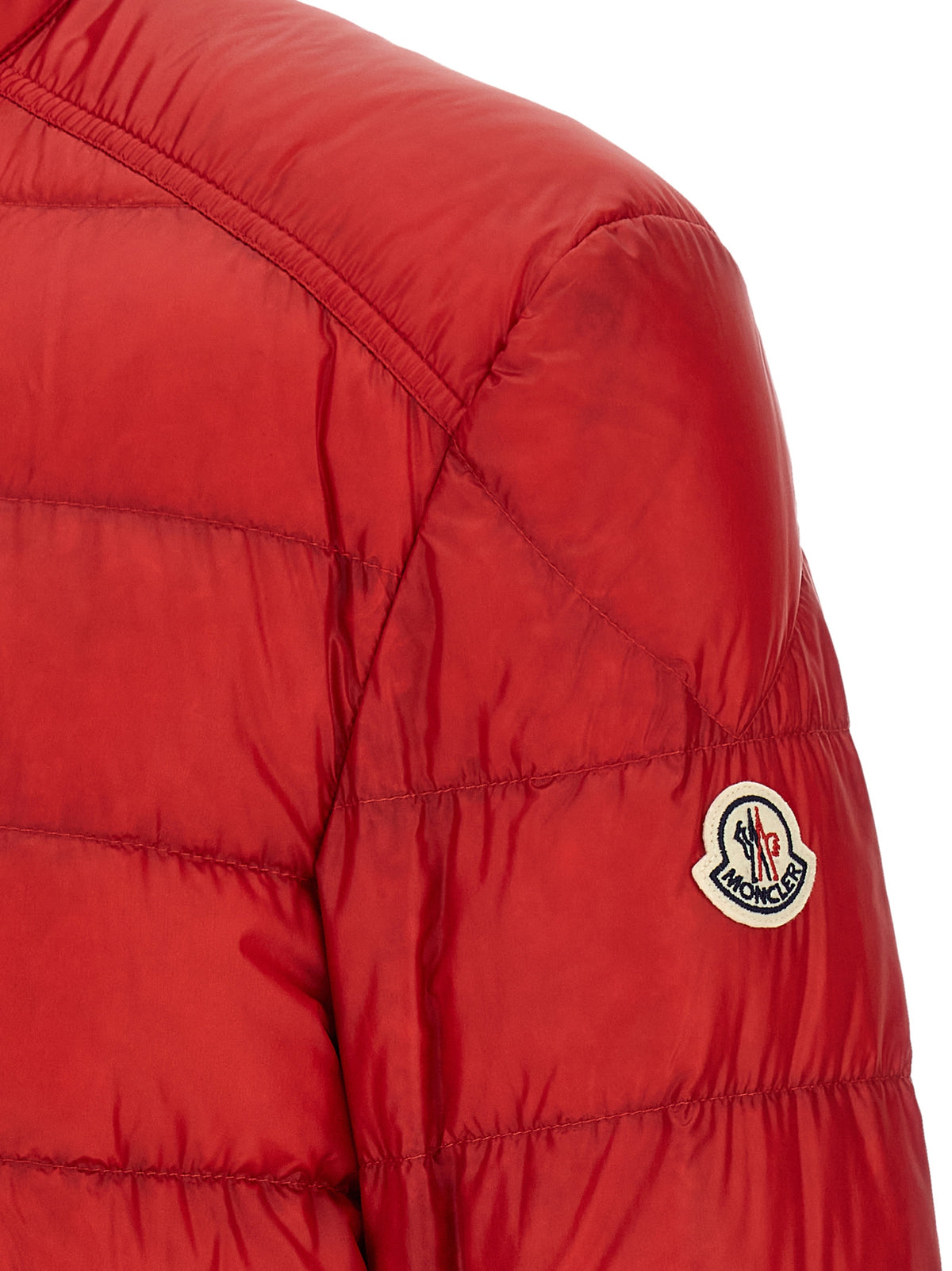 Moncler Red Polyamide Full-Length Men's Jacket