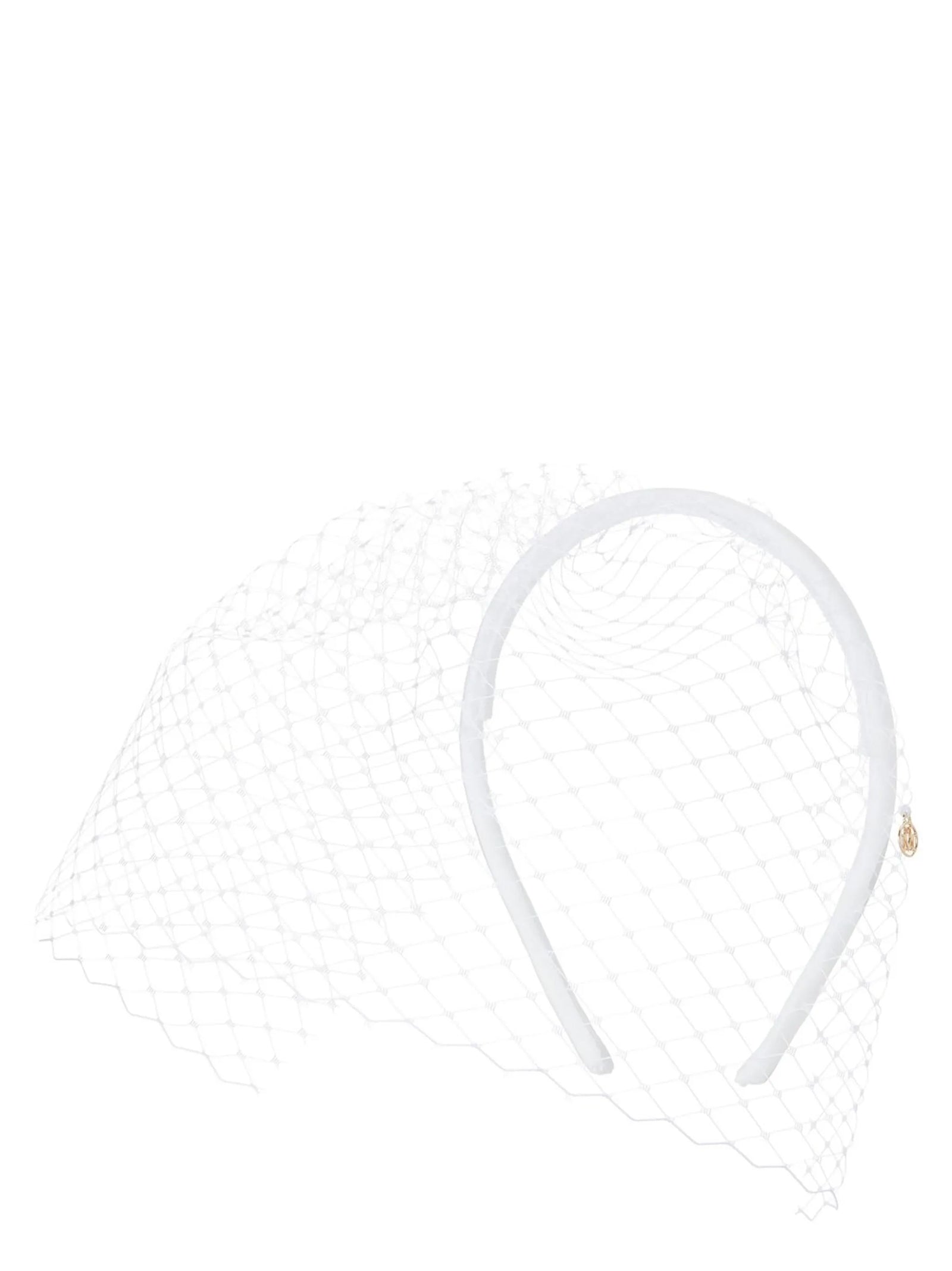 Maison Michel White Polyamide Women's Headband