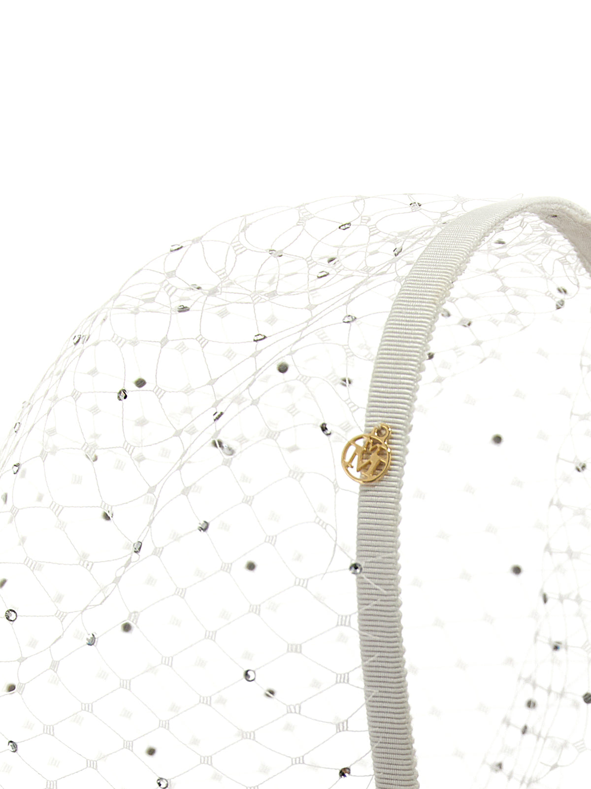 Maison Michel White Polyamide Women's Headband