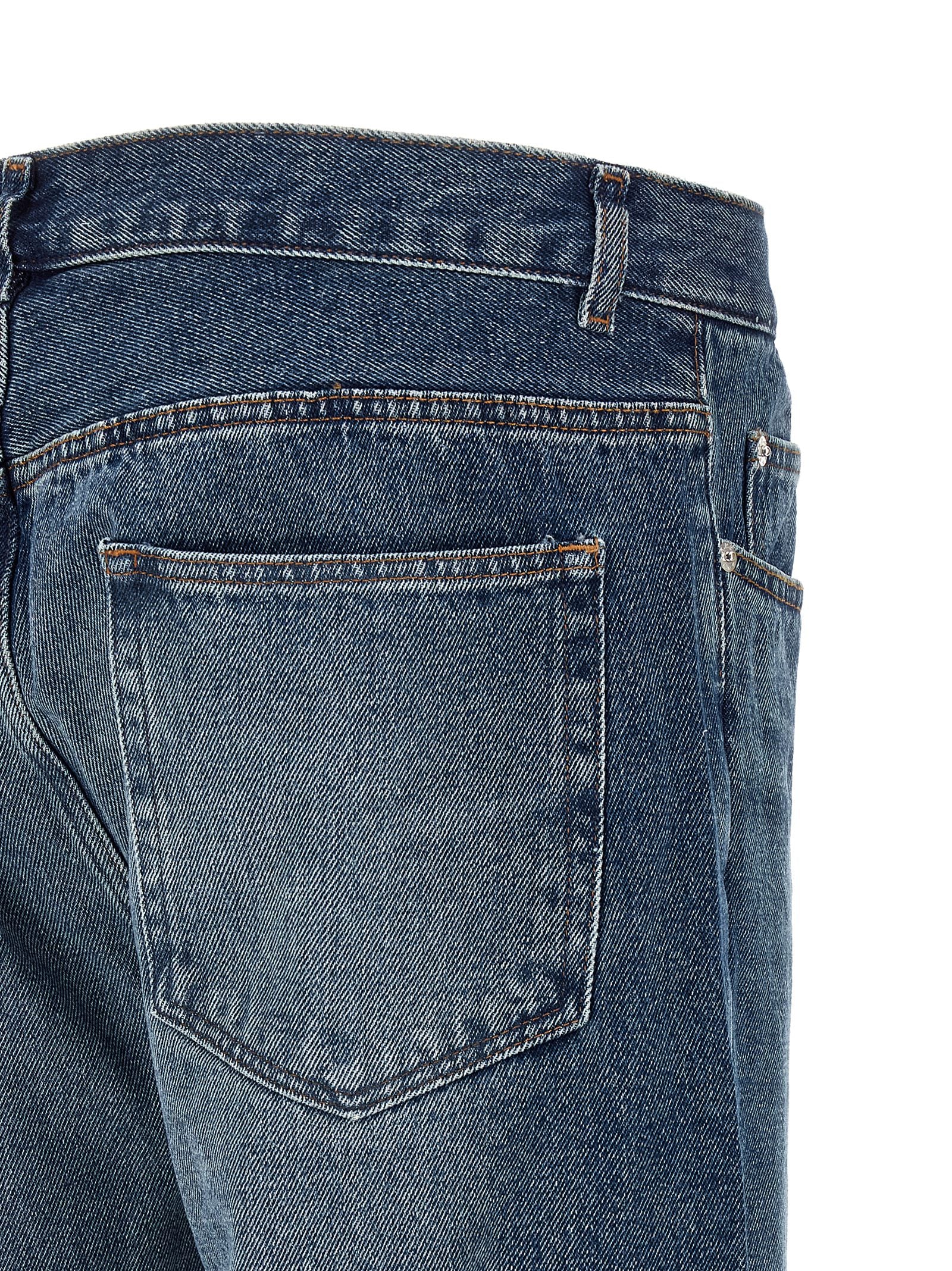 A.P.C. Blue Cotton Straight-Leg Men's Jeans