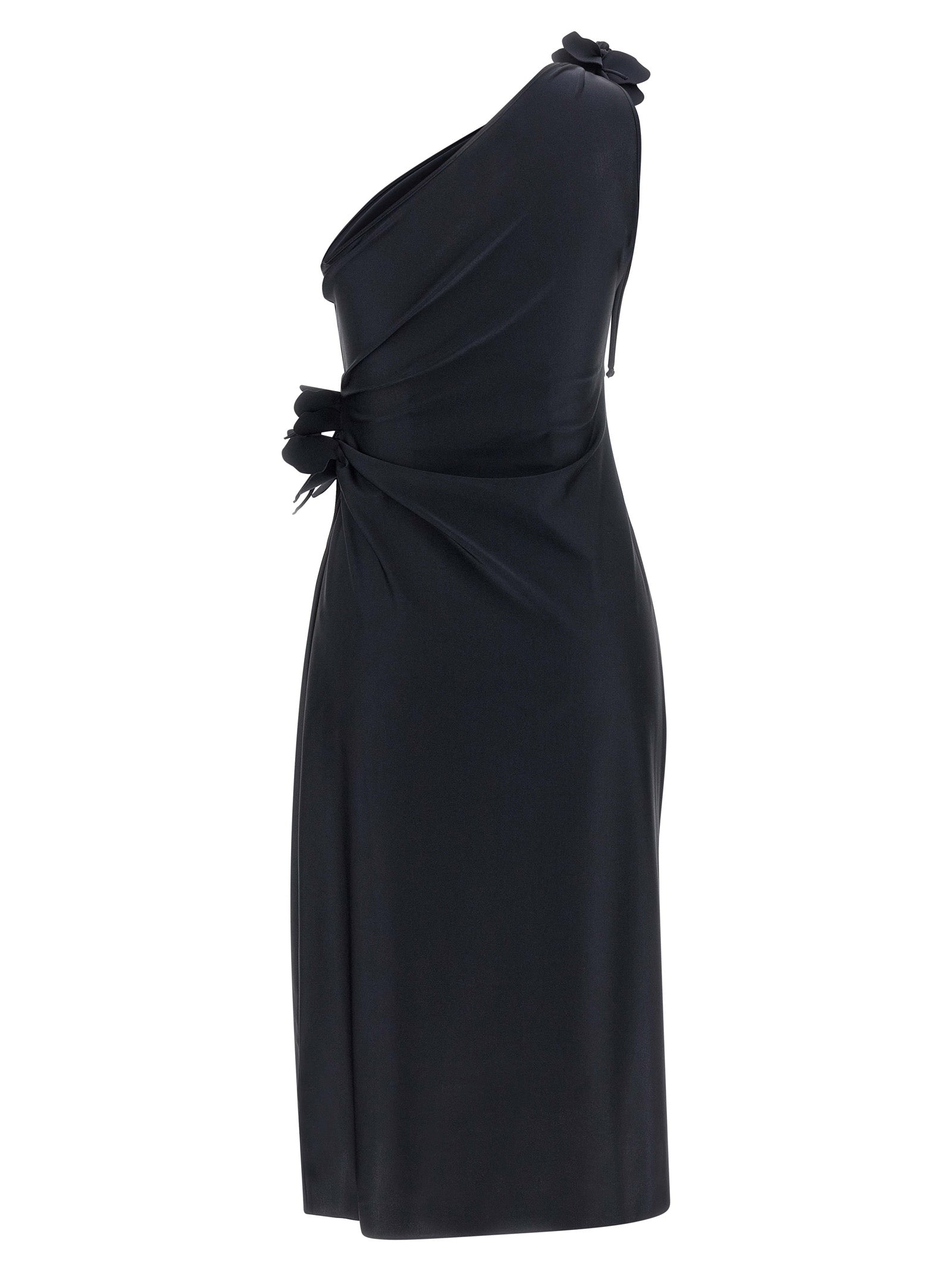 Coperni Black Polyamide Midi Women's Dress