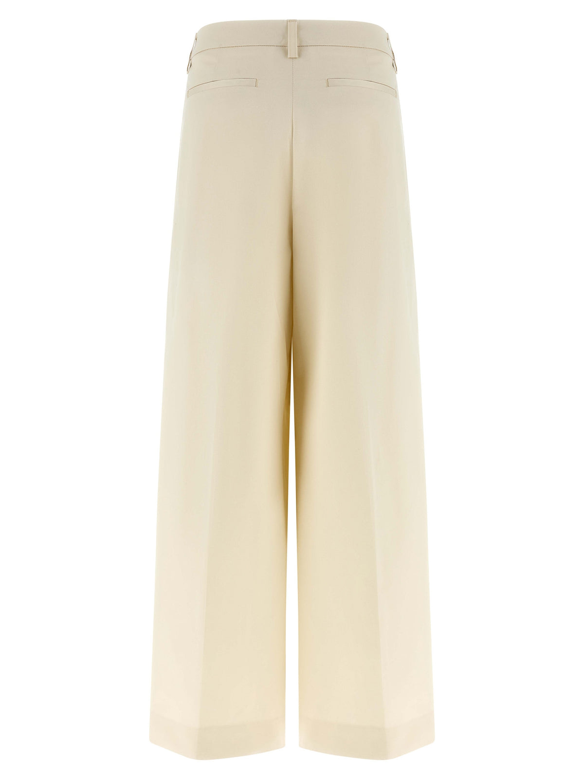 THELATEST White Cotton Casual Women's Pants
