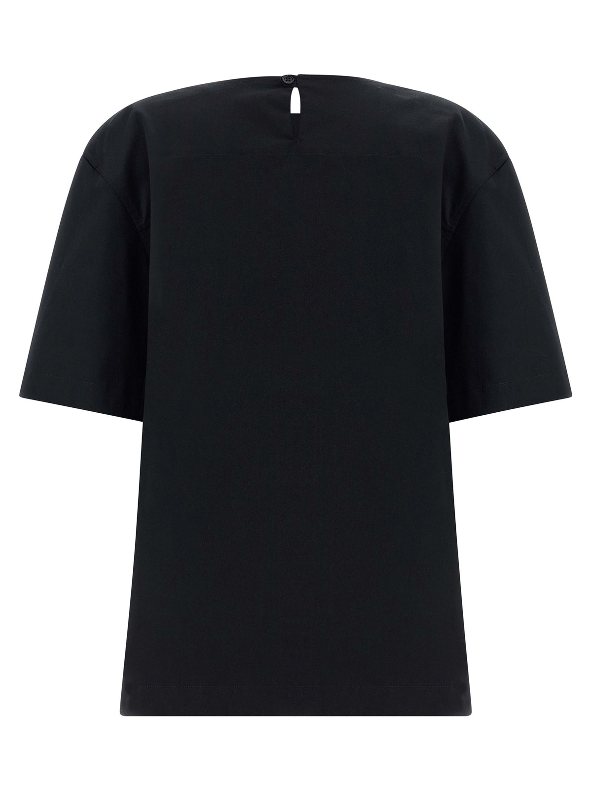 THELATEST Black Cotton Women's T-Shirt