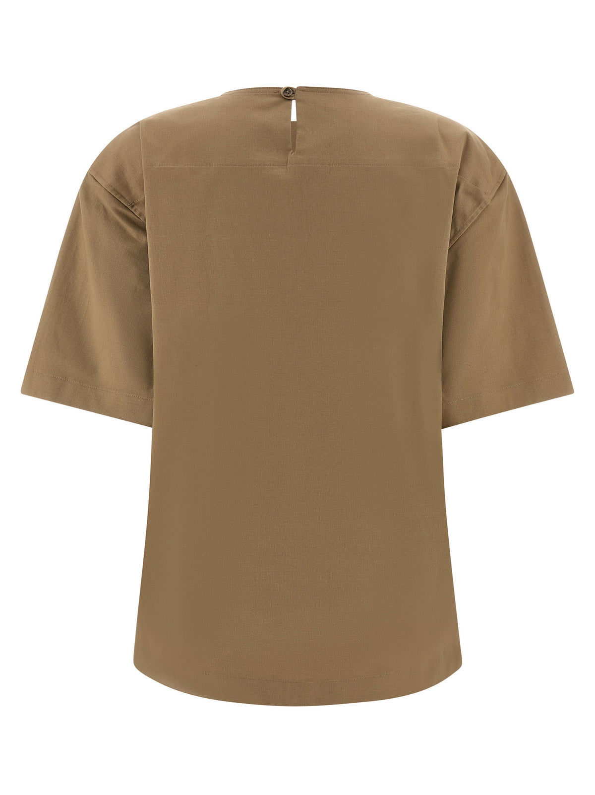 THELATEST Brown Cotton Women's T-Shirt