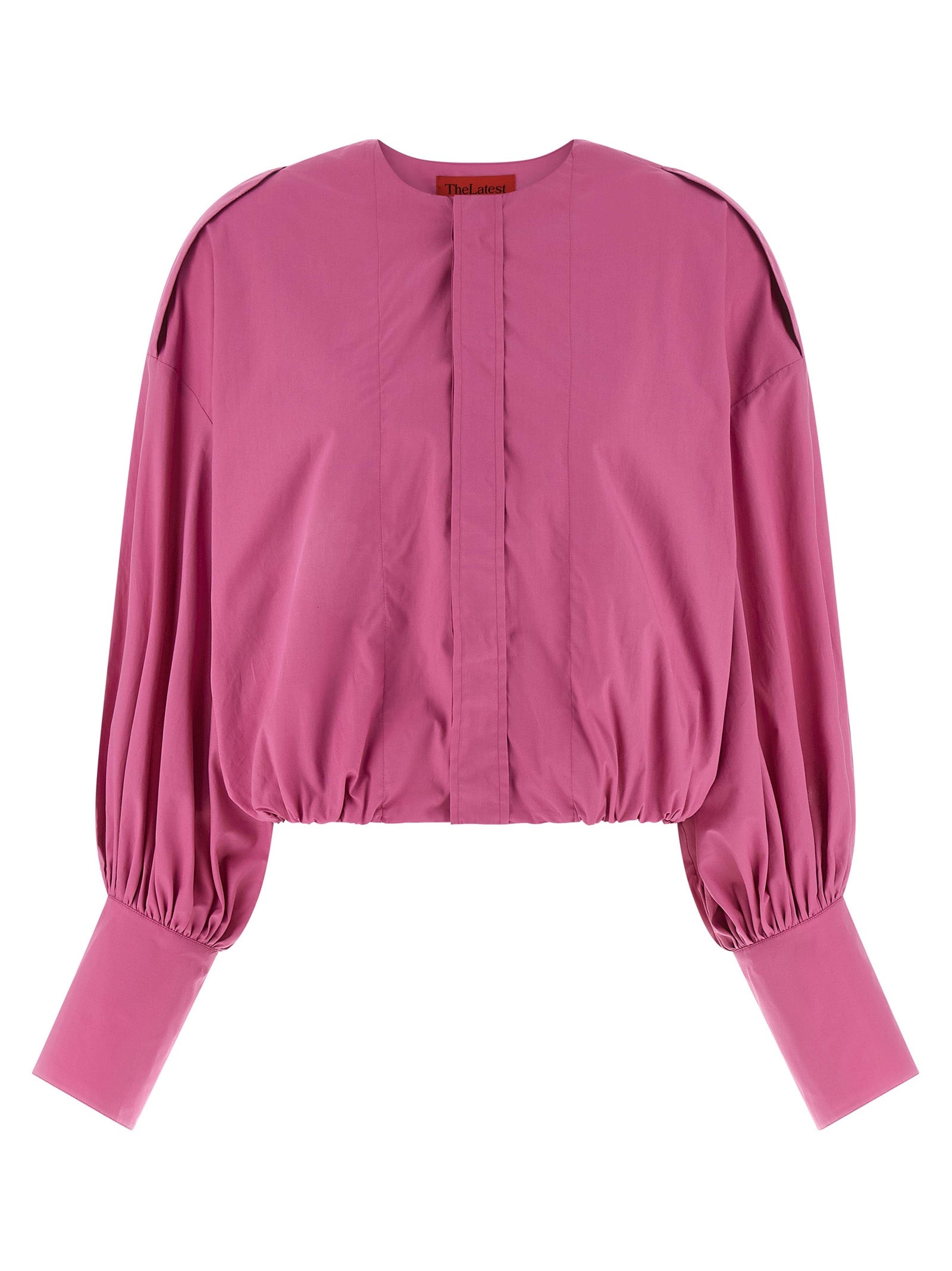 THELATEST Fuchsia Cotton Women's Blouse