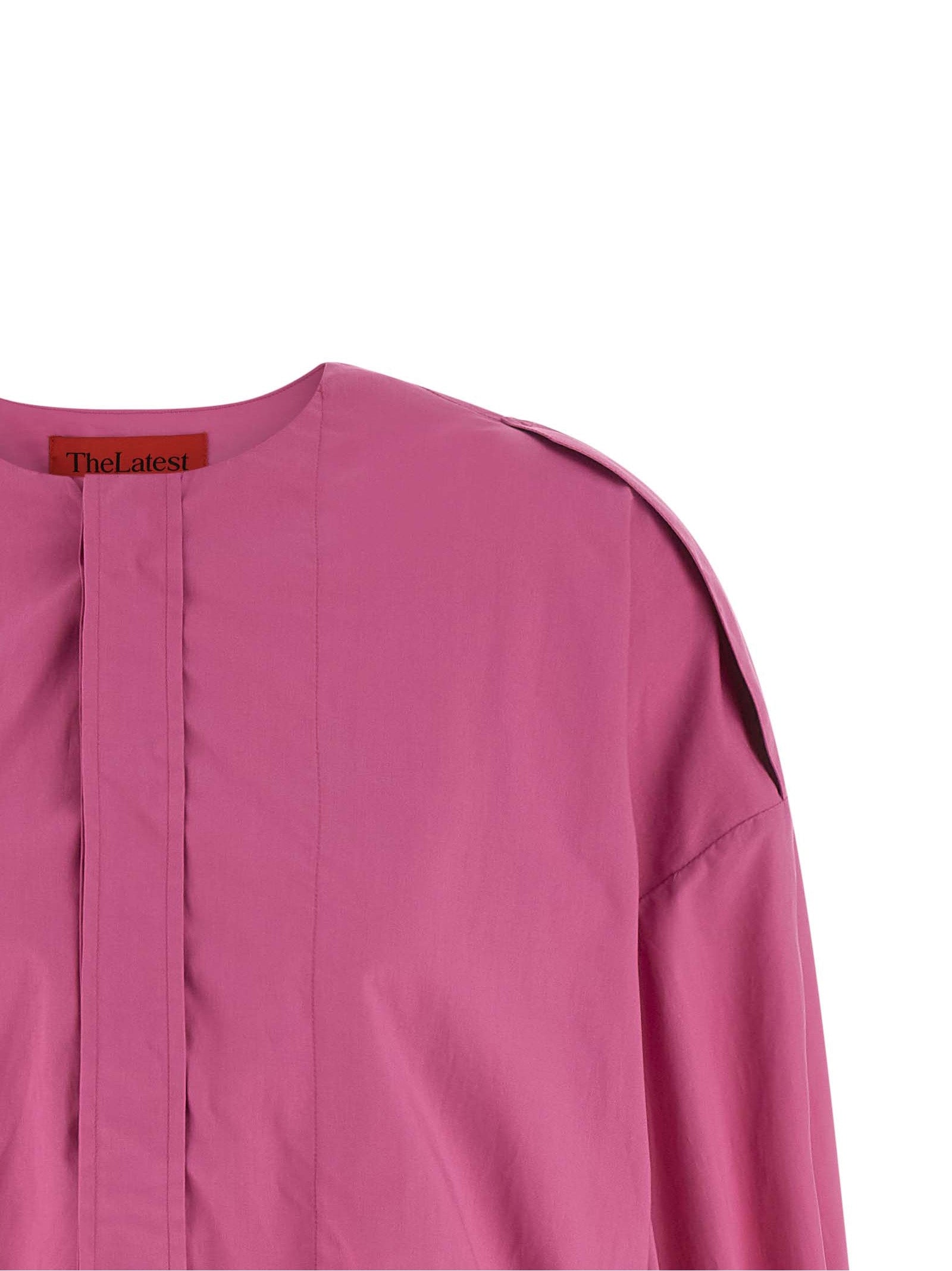 THELATEST Fuchsia Cotton Women's Blouse
