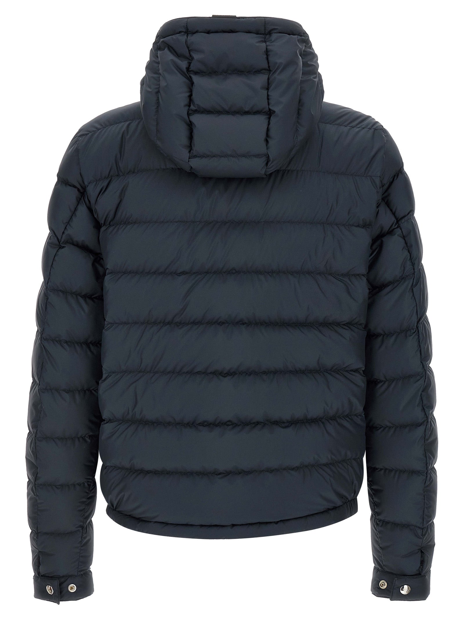 Moncler Blue Polyester Full-Length Men's Jacket