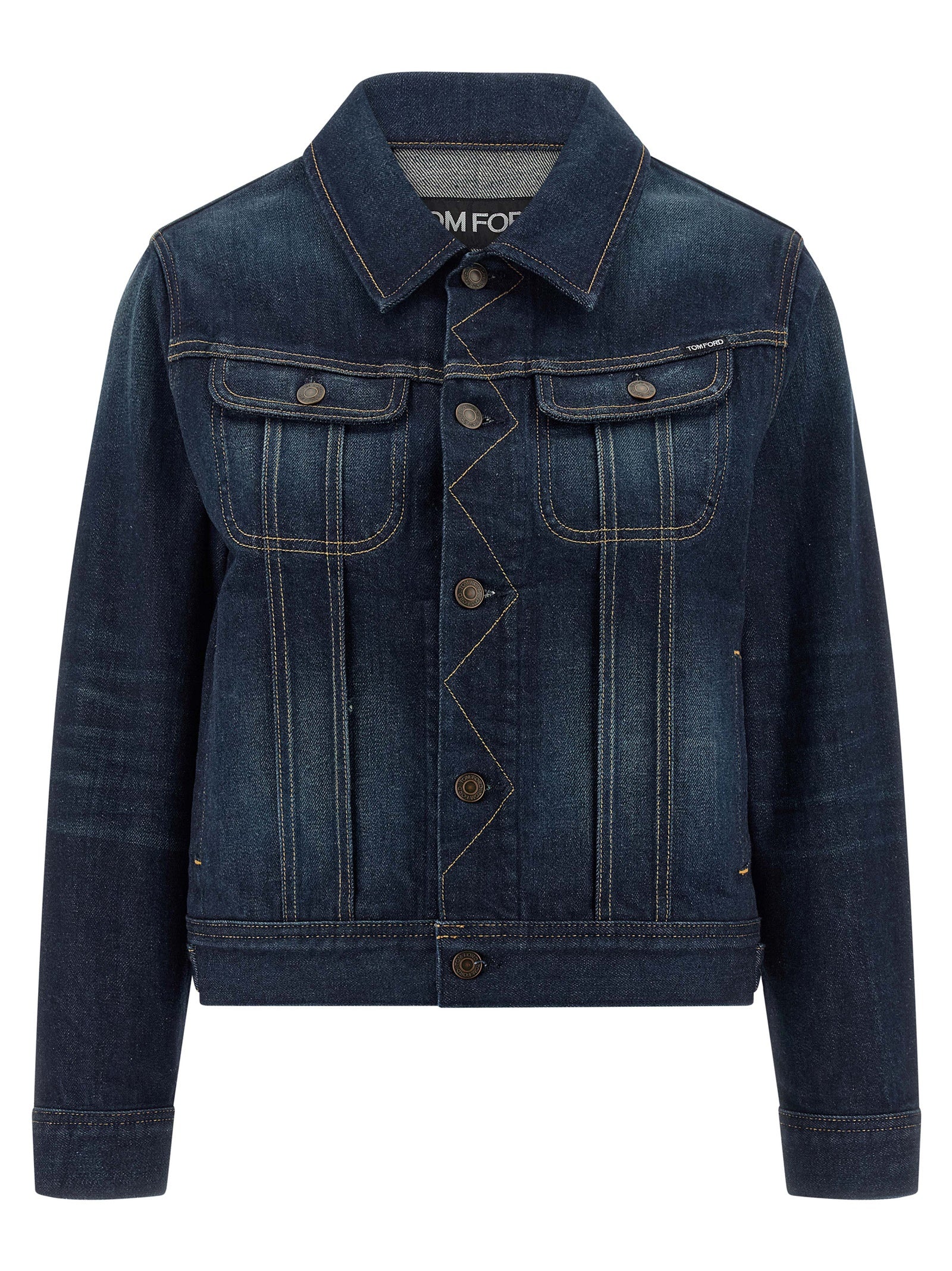 Tom Ford Blue Cotton Denim Women's Jacket