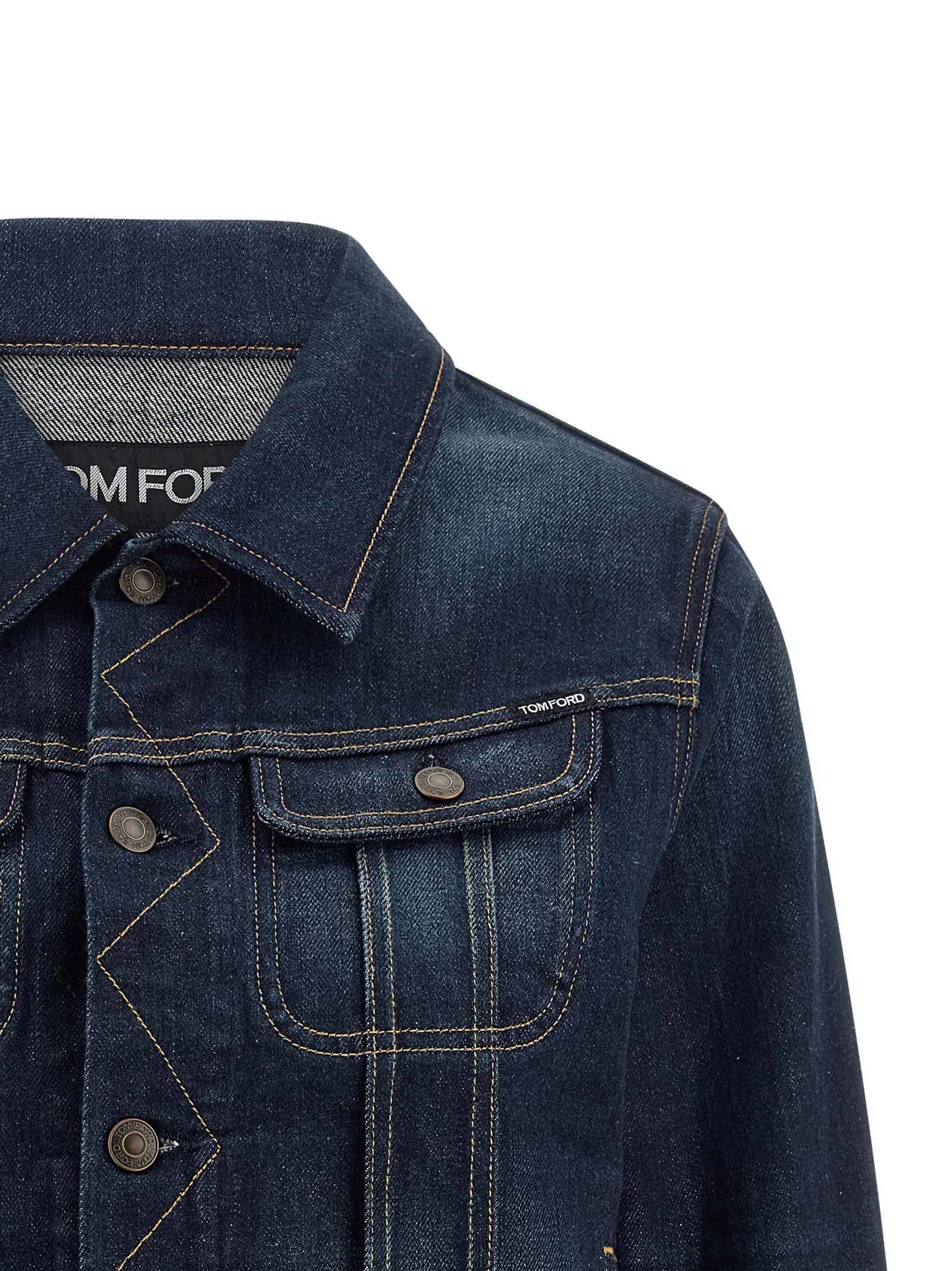 Tom Ford Blue Cotton Denim Women's Jacket