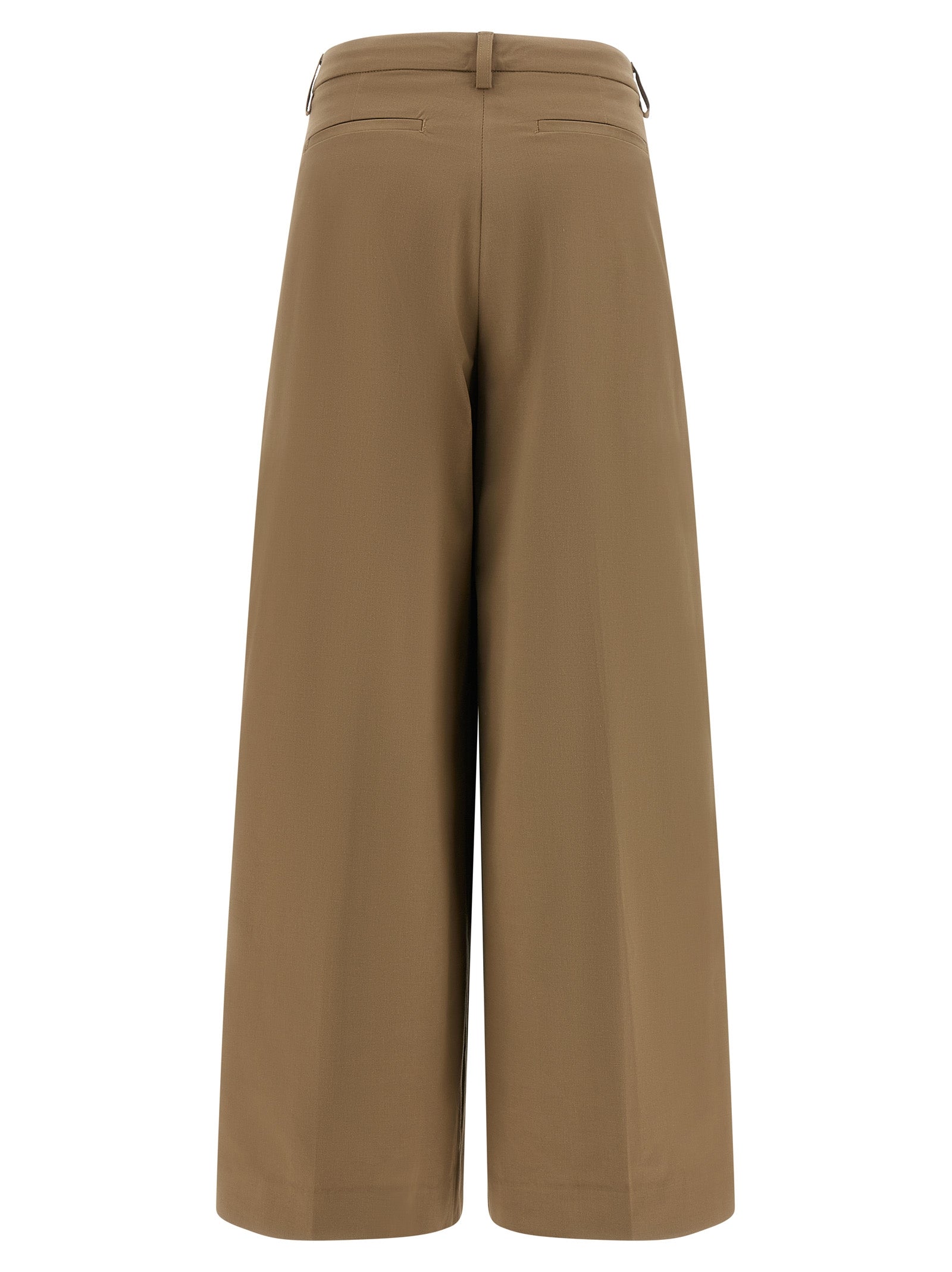 THELATEST Brown Cotton Casual Women's Pants