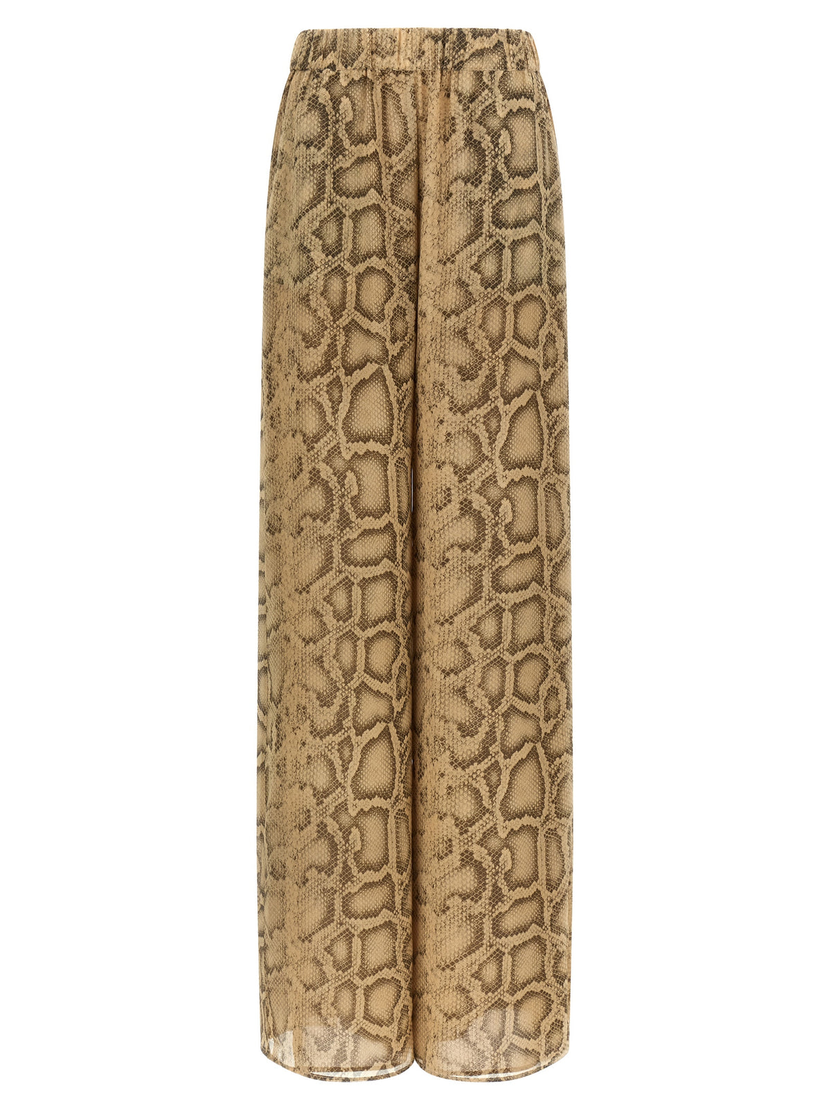 The Andamane Beige Polyester Women's Pants