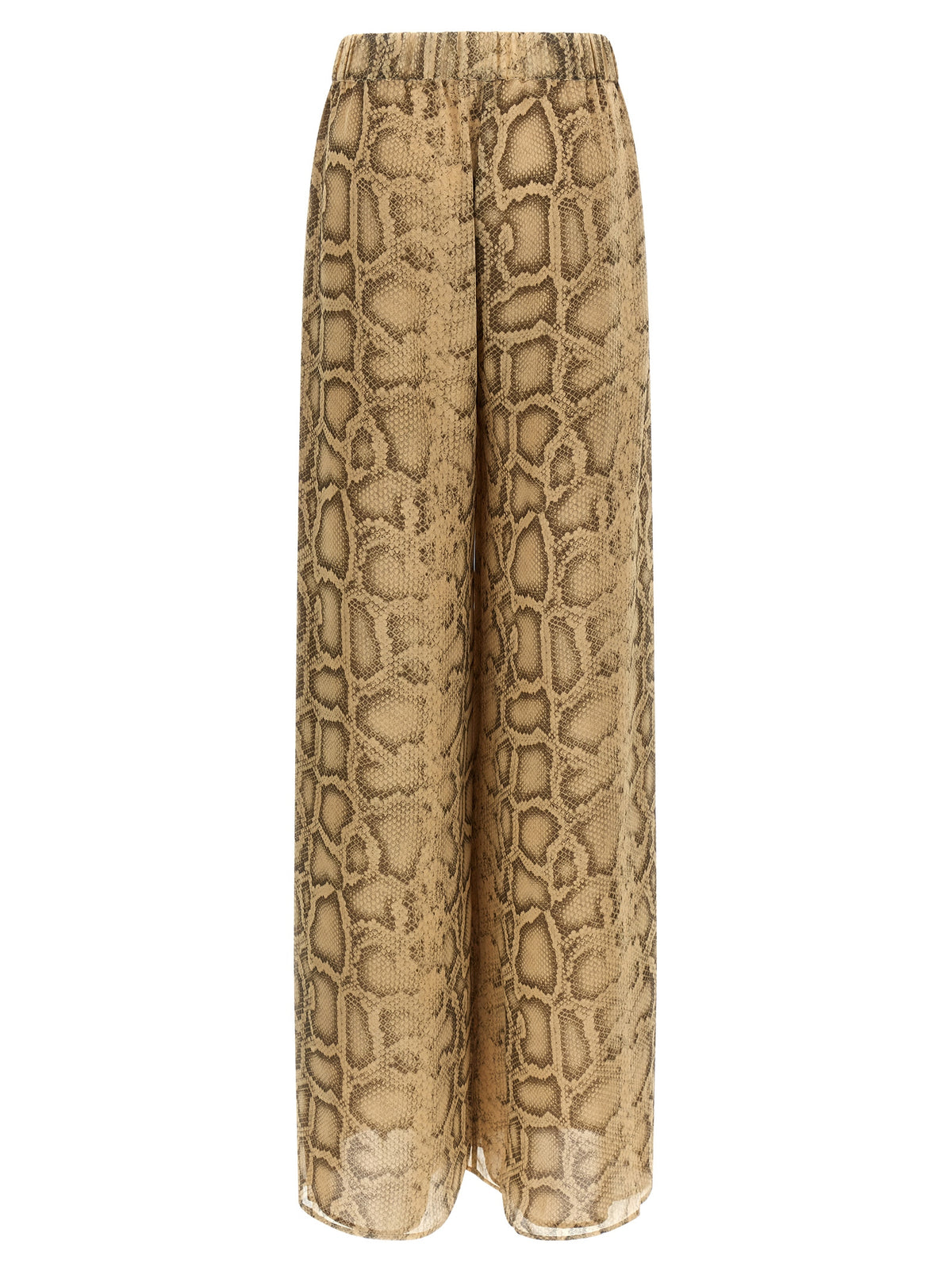 The Andamane Beige Polyester Women's Pants
