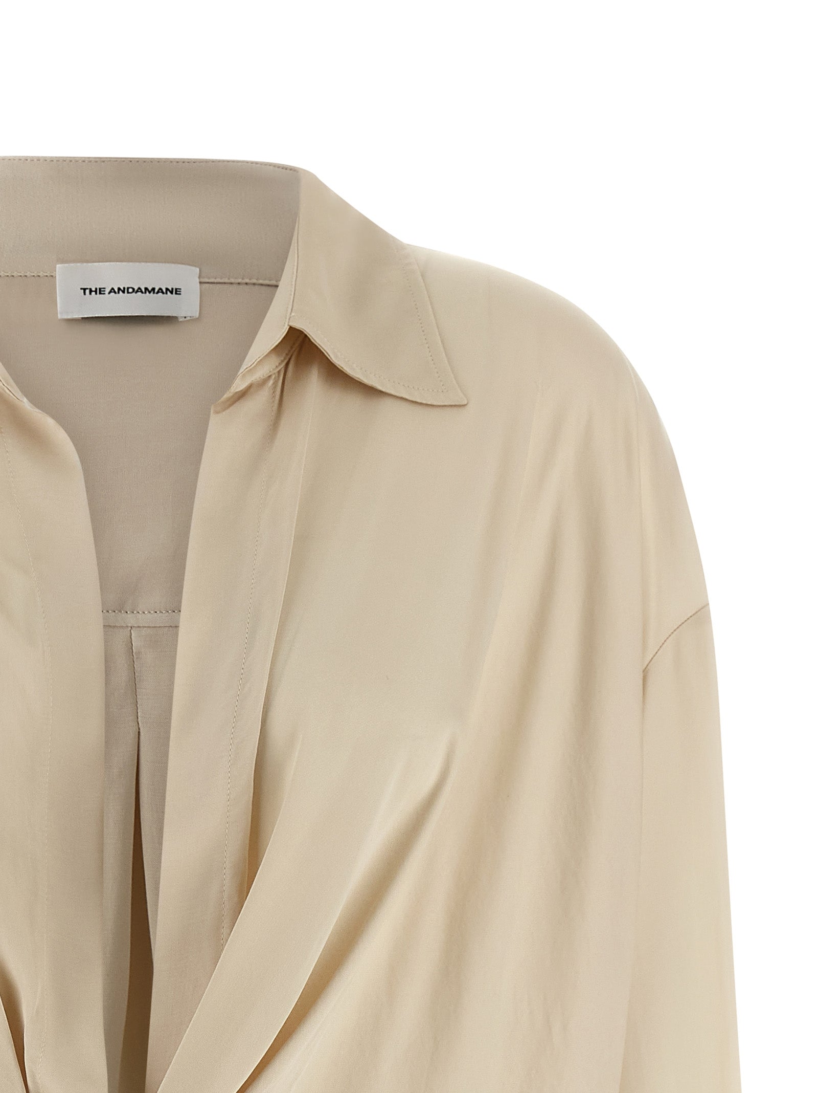 The Andamane Beige Viscose Women's Bodysuit