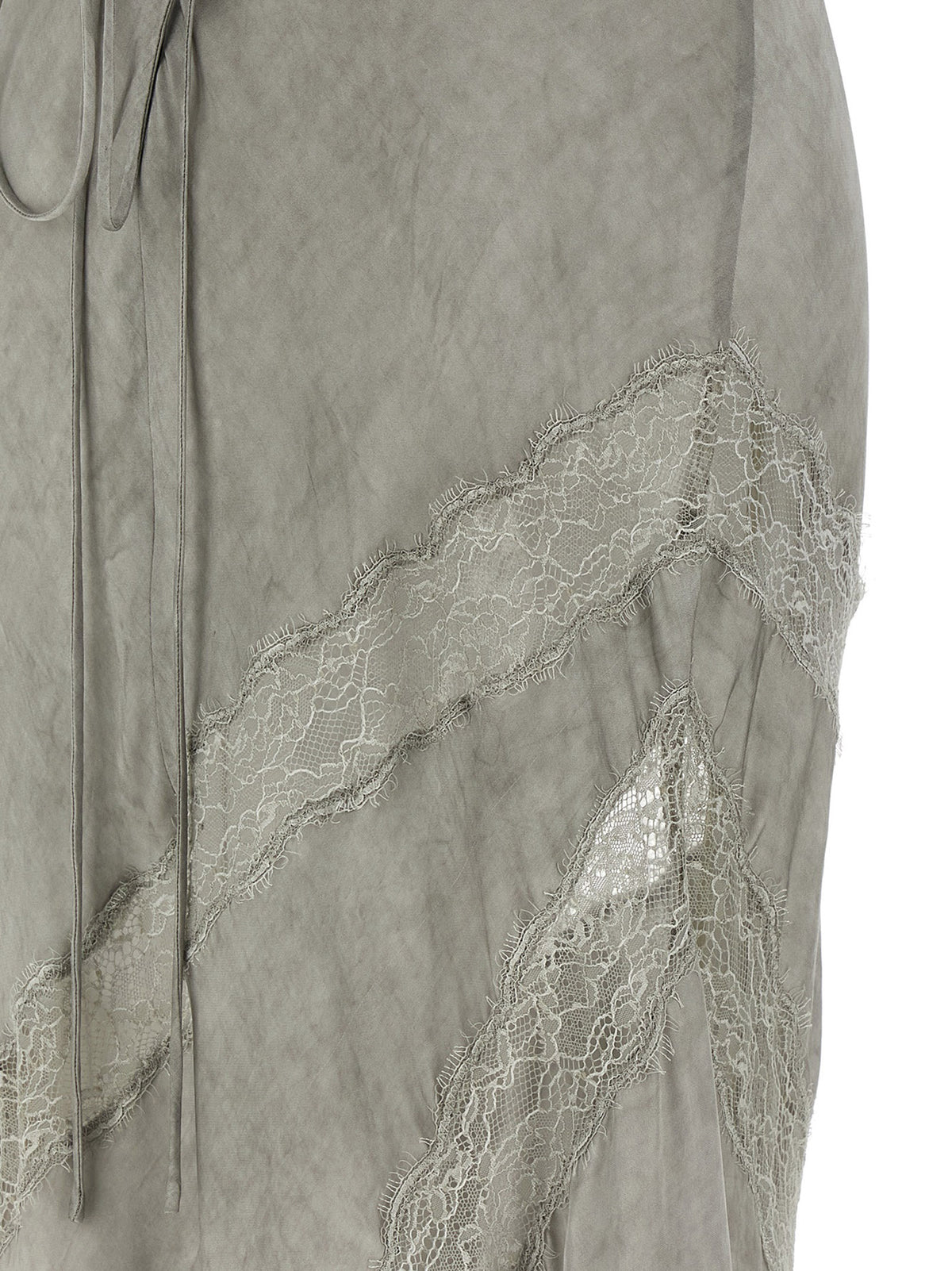 The Andamane Gray Viscose Long Women's Dress