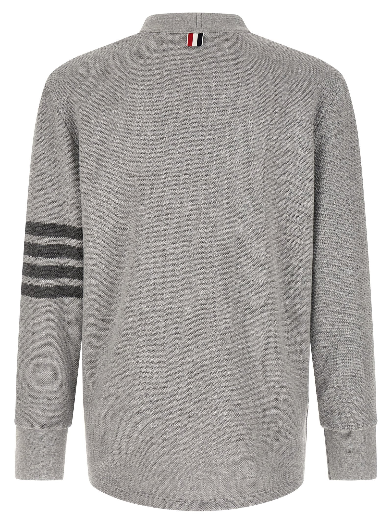 Thom Browne Gray Cotton Men's Cardigan