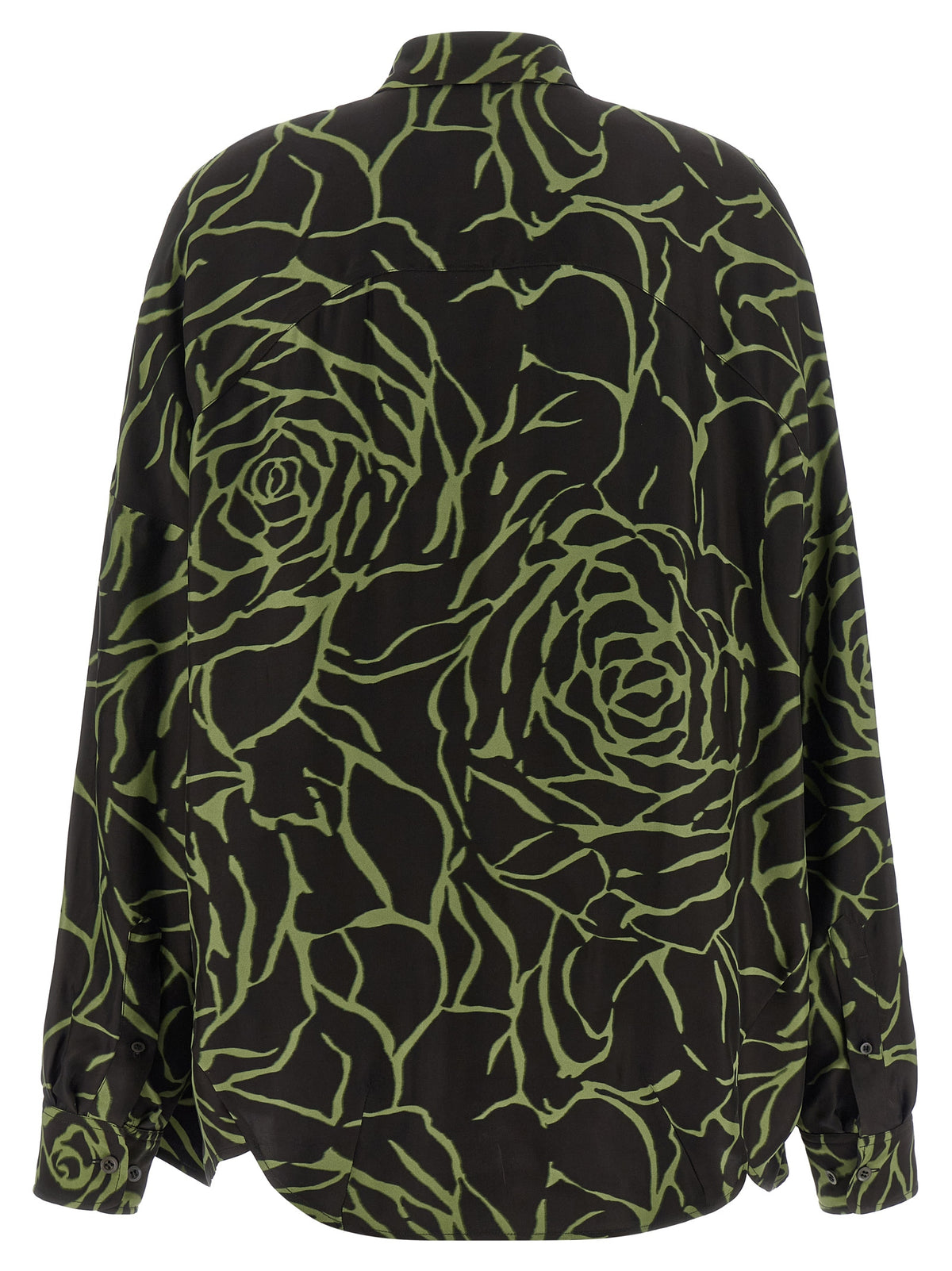 Dries Van Noten Black Viscose Women's Blouse