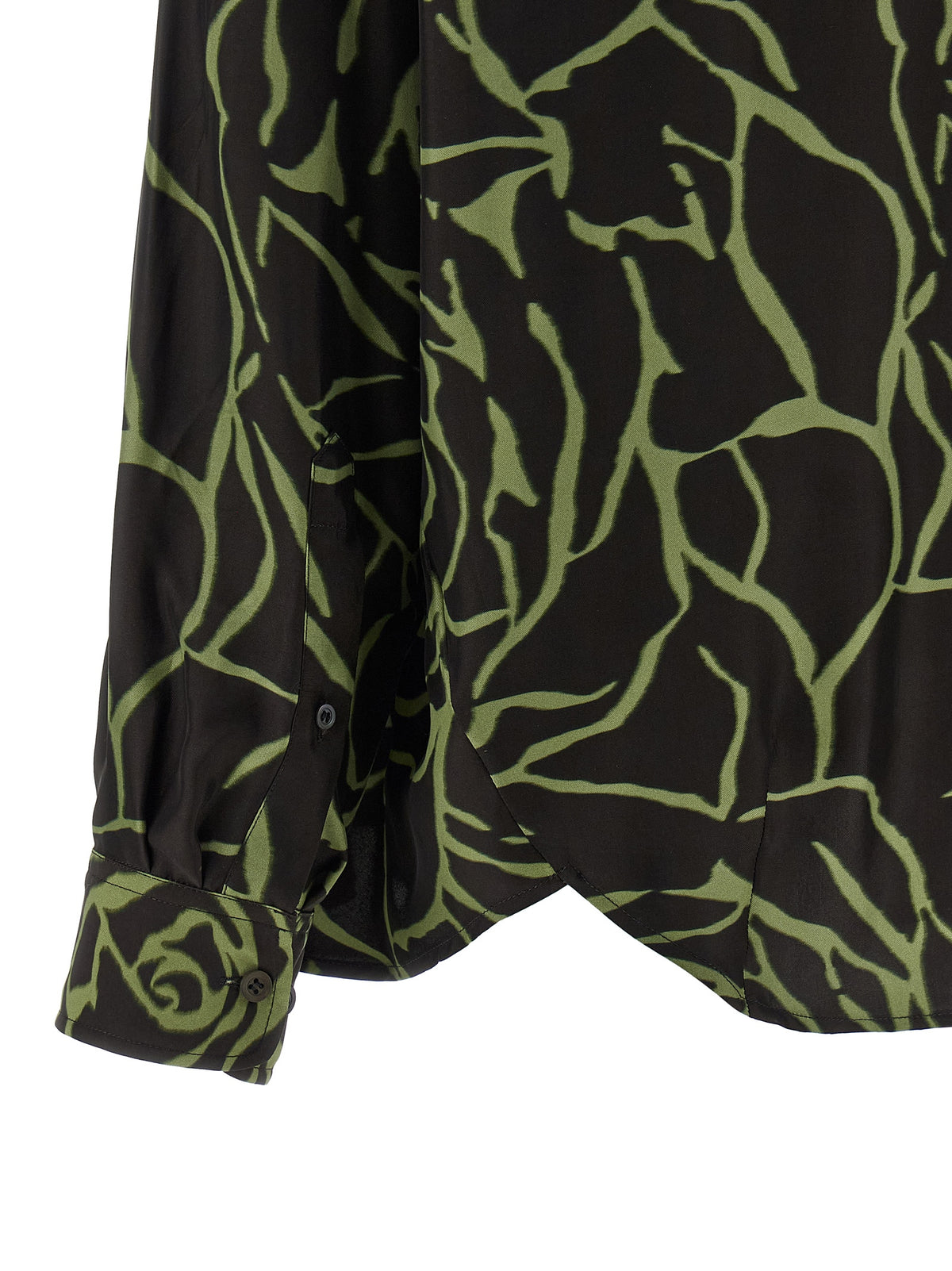 Dries Van Noten Black Viscose Women's Blouse