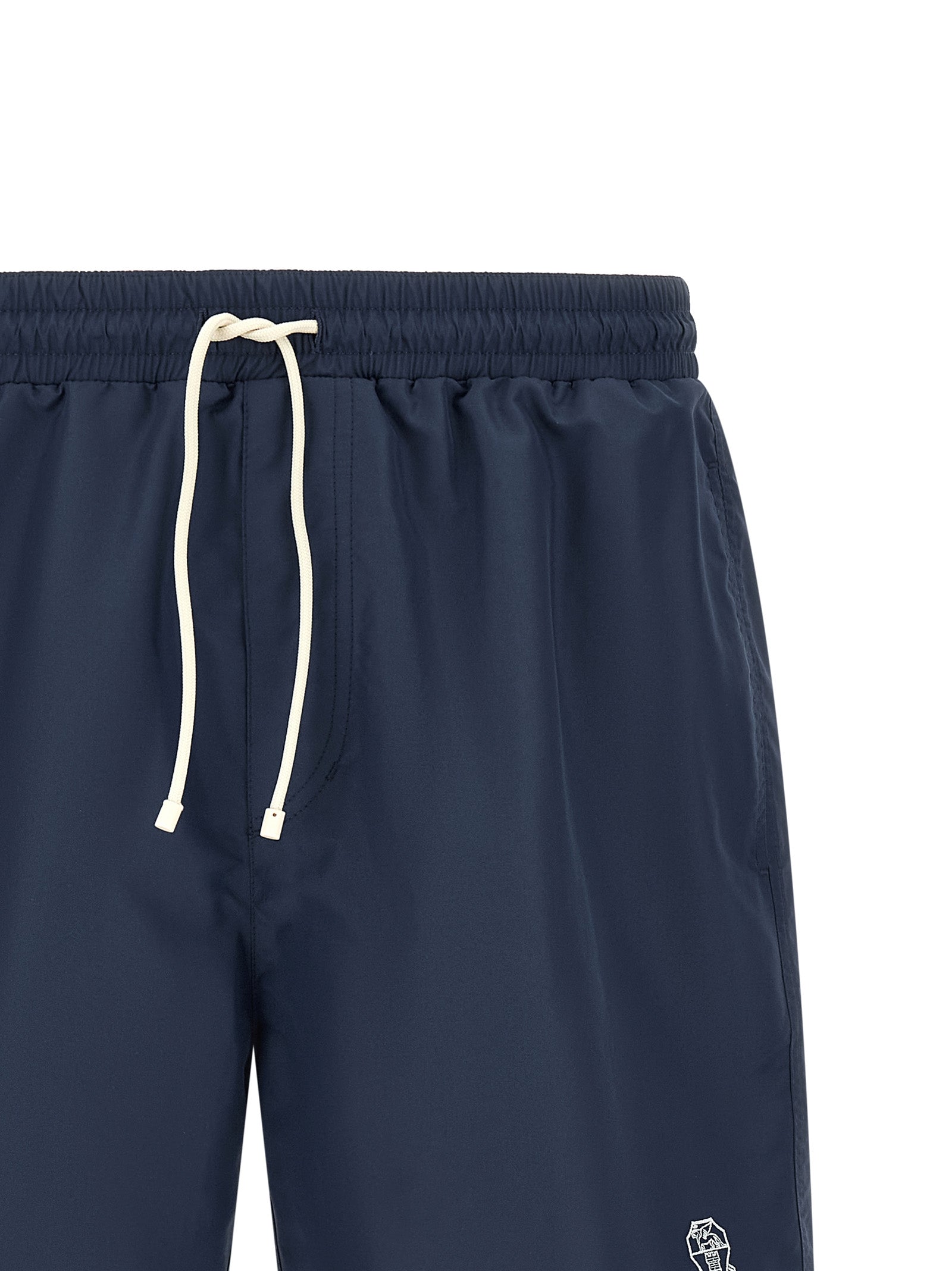 Brunello Cucinelli Blue Polyester Swim Men's Shorts
