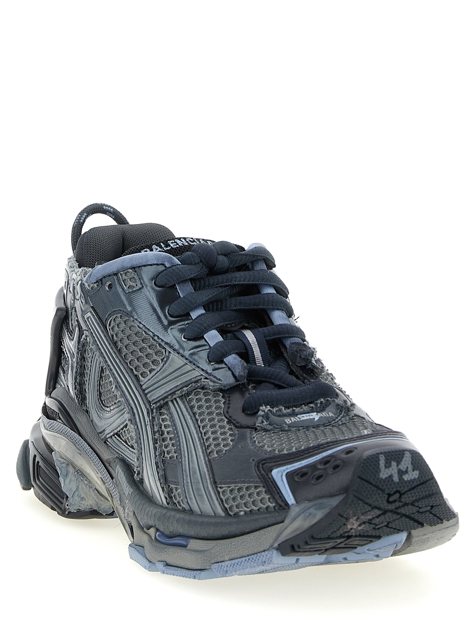 Balenciaga Gray Polyethylene Athletic Men's Sneakers