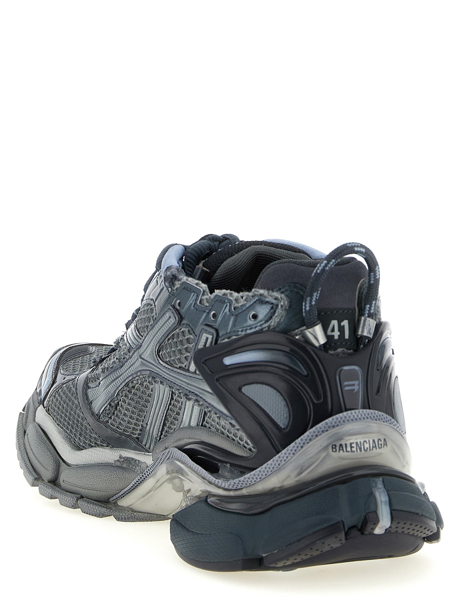 Balenciaga Gray Polyethylene Athletic Men's Sneakers