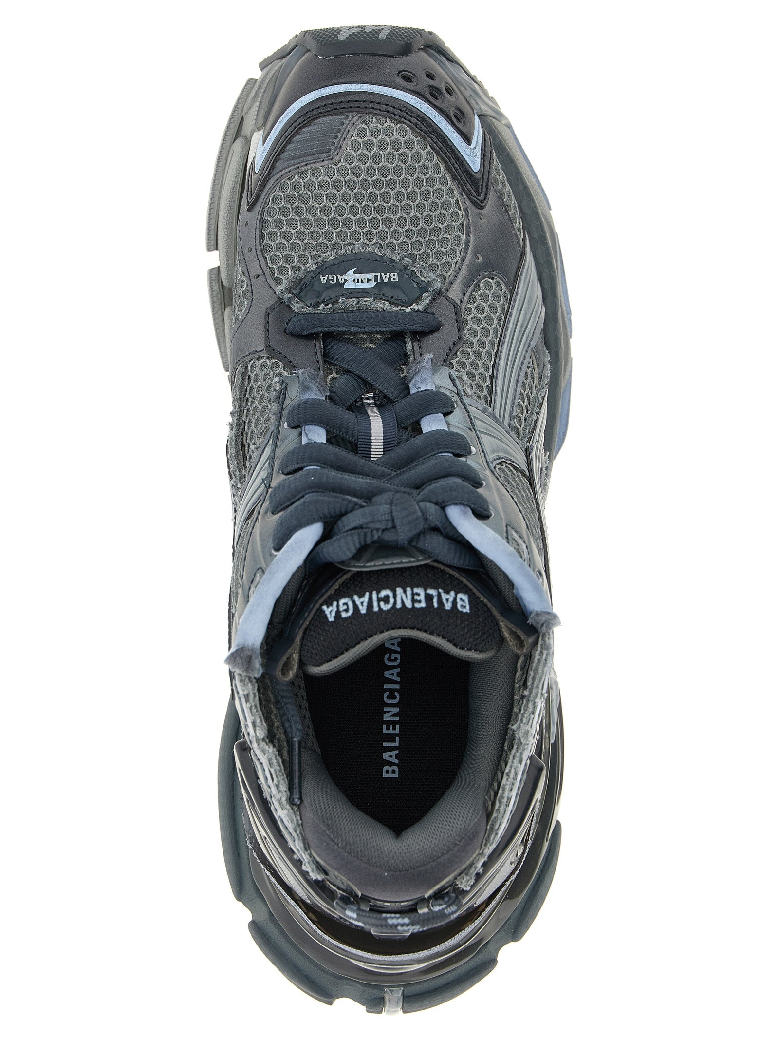 Balenciaga Gray Polyethylene Athletic Men's Sneakers