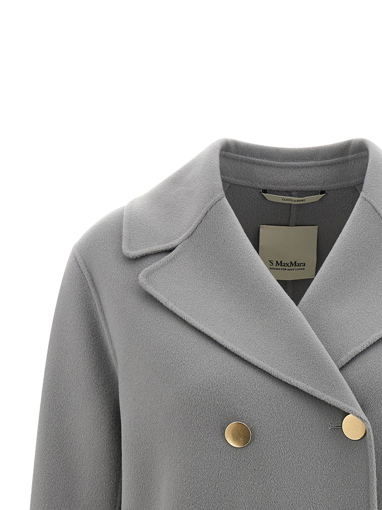 'S Max Mara Gray Virgin Wool Women's Blazer