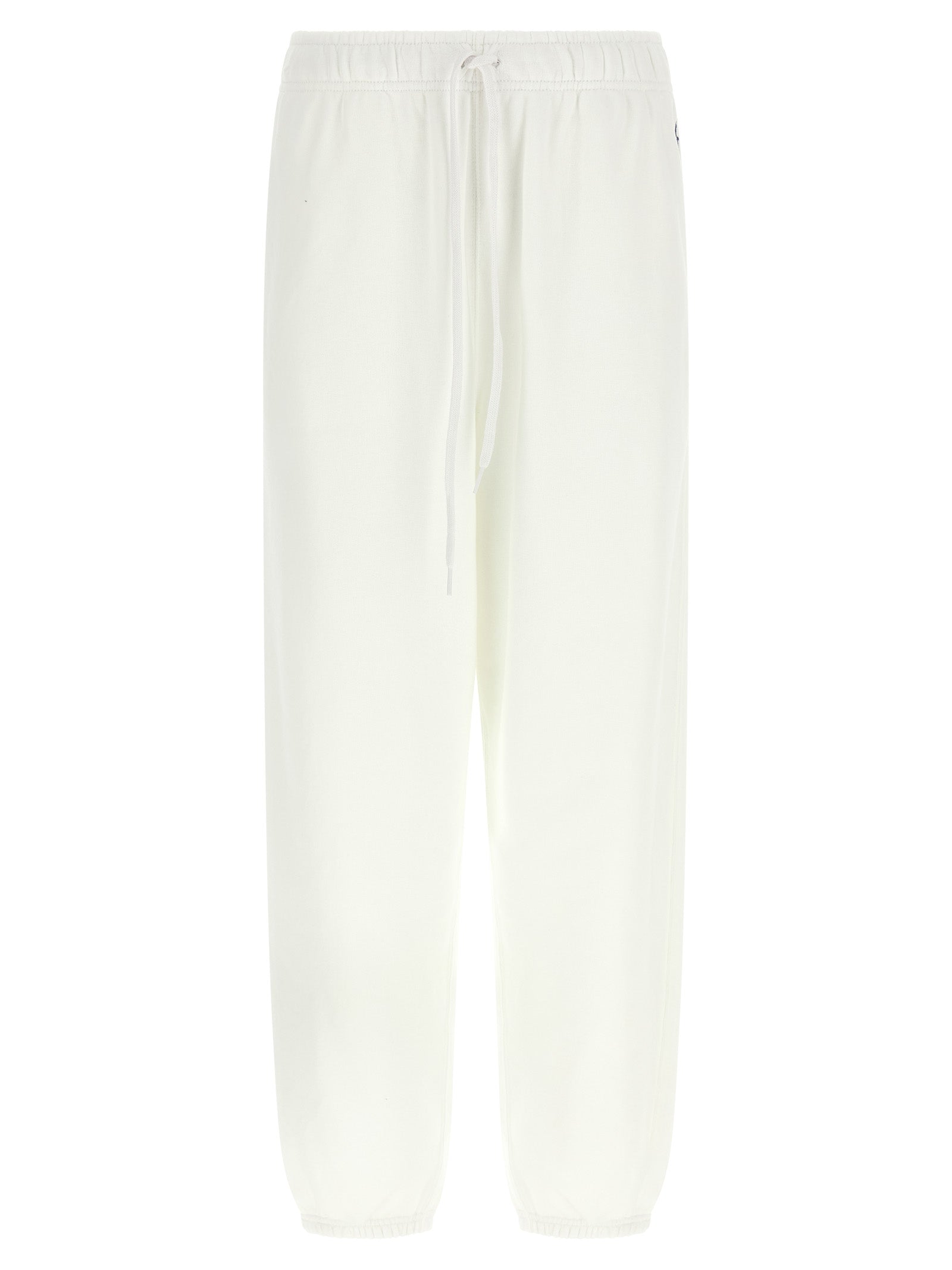 Polo Ralph Lauren White Cotton Joggers (Workout Women's Pants)