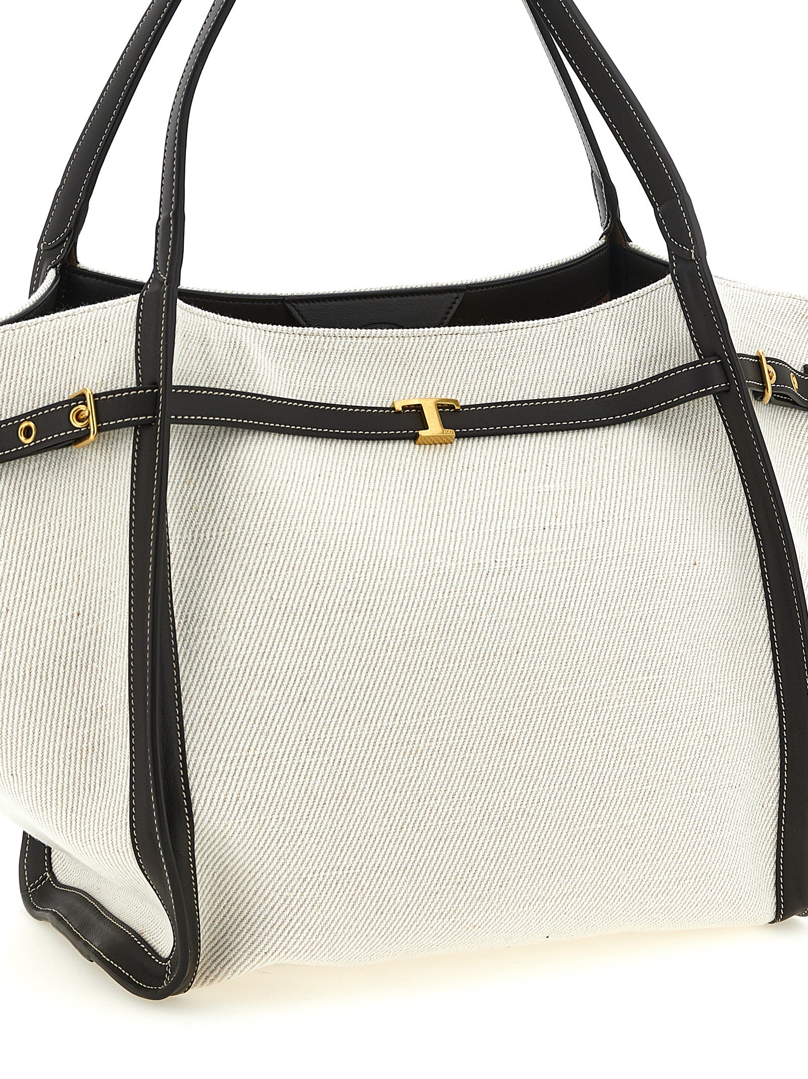 Tod's Multicolor Linen Tote Women's Bag