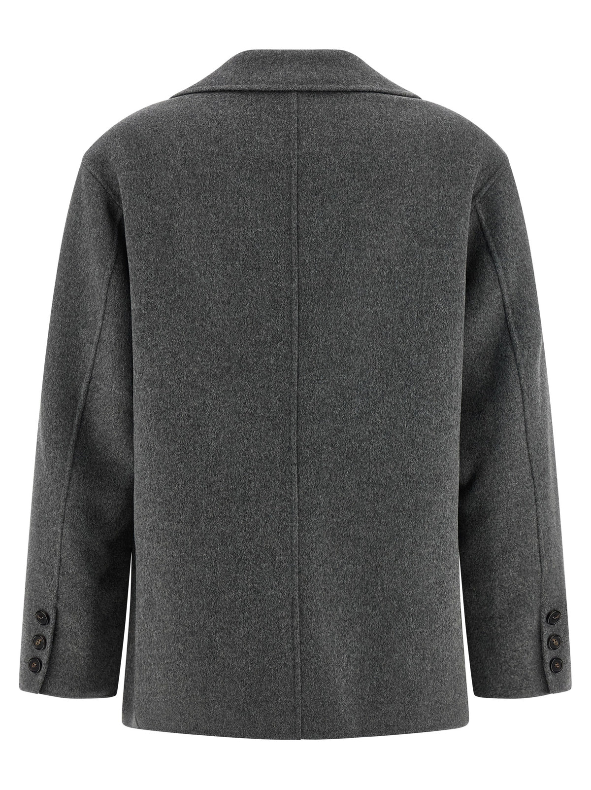 'S Max Mara Gray Virgin Wool Women's Blazer