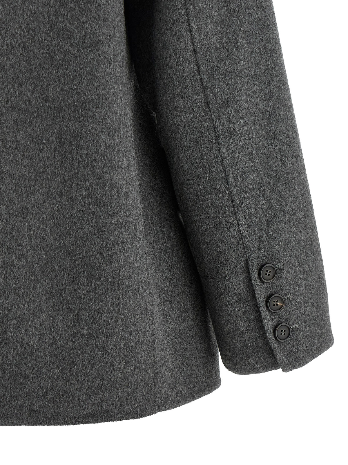 'S Max Mara Gray Virgin Wool Women's Blazer