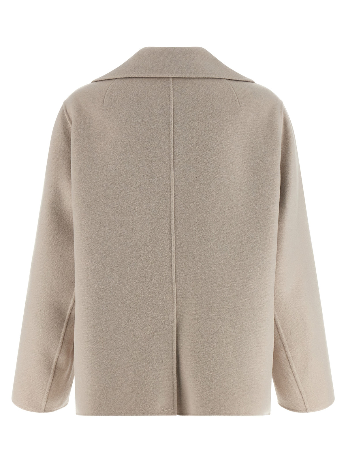 'S Max Mara Beige Virgin Wool Biker Women's Jacket