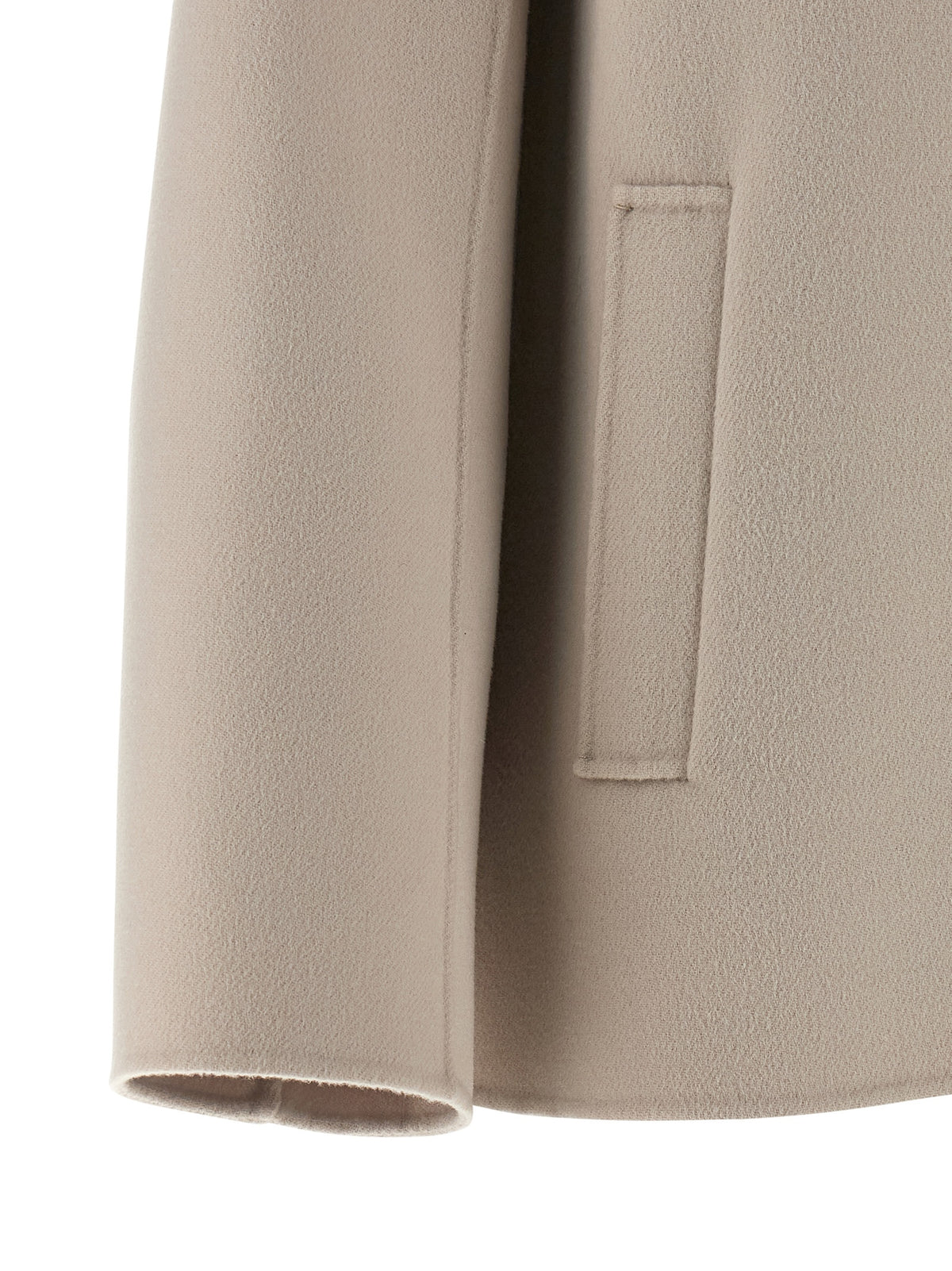 'S Max Mara Beige Virgin Wool Biker Women's Jacket