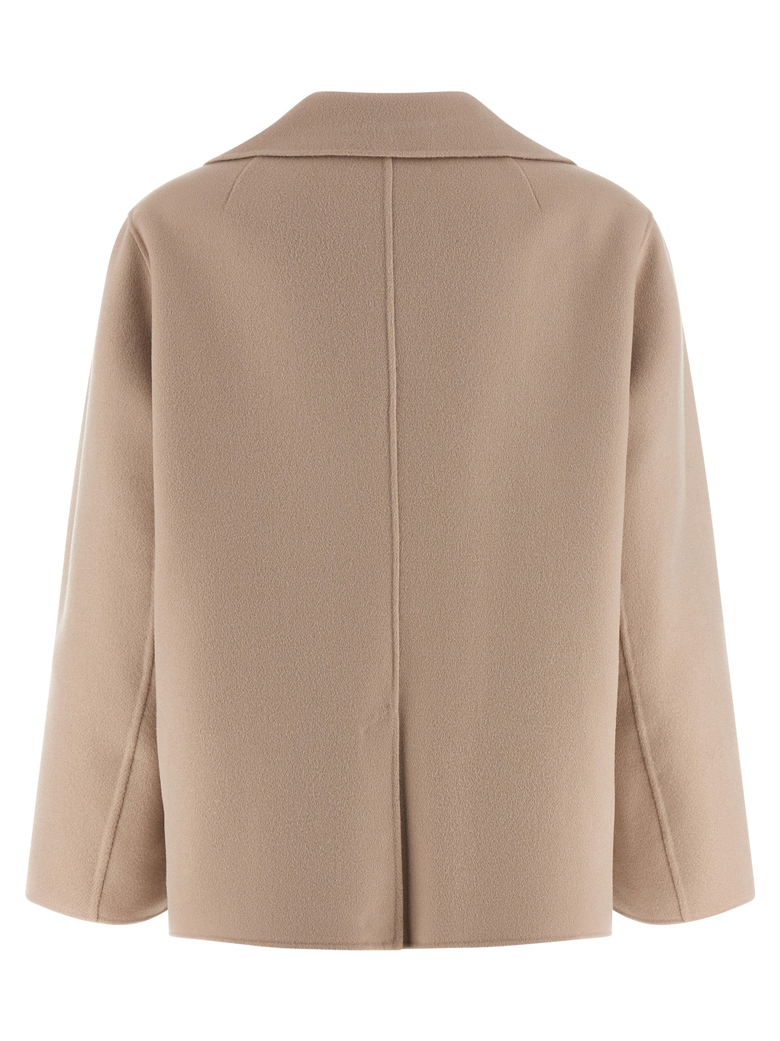 'S Max Mara Beige Virgin Wool Women's Blazer