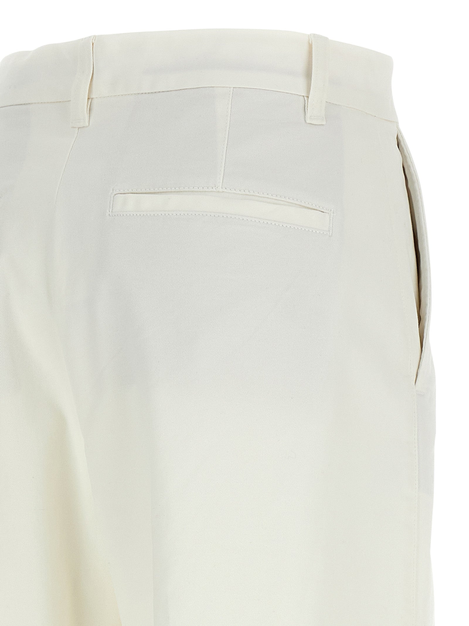Polo Ralph Lauren White Cotton Chino Women's Pants