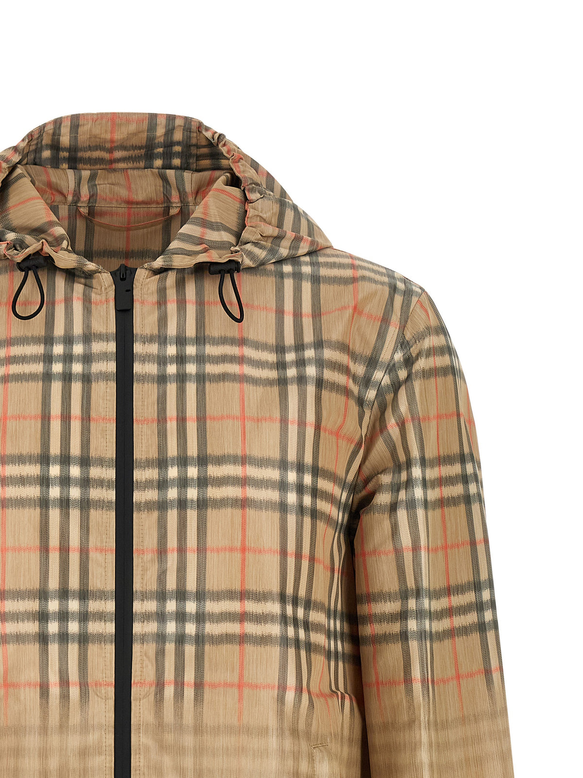 Burberry Beige Viscose Shell Men's Jacket