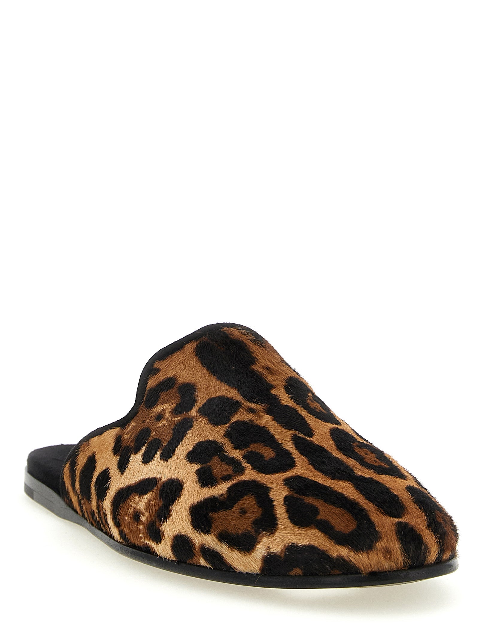 Dolce & Gabbana Brown Calfskin Men's Flats