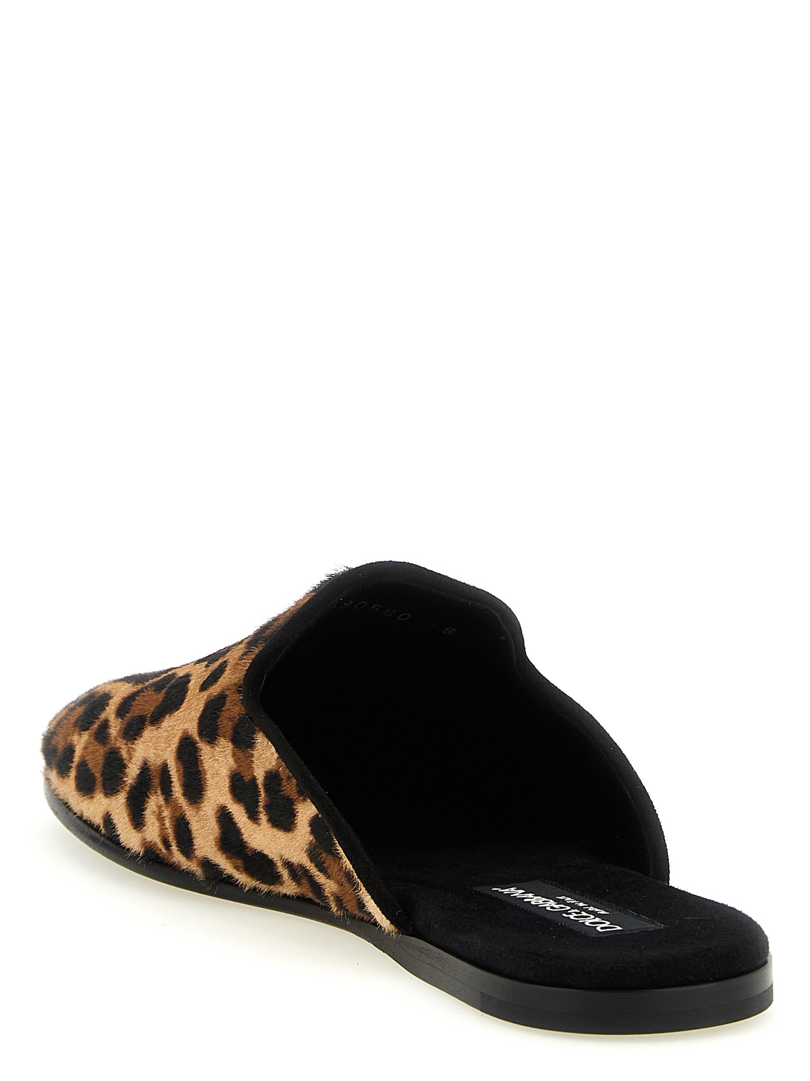 Dolce & Gabbana Brown Calfskin Men's Flats