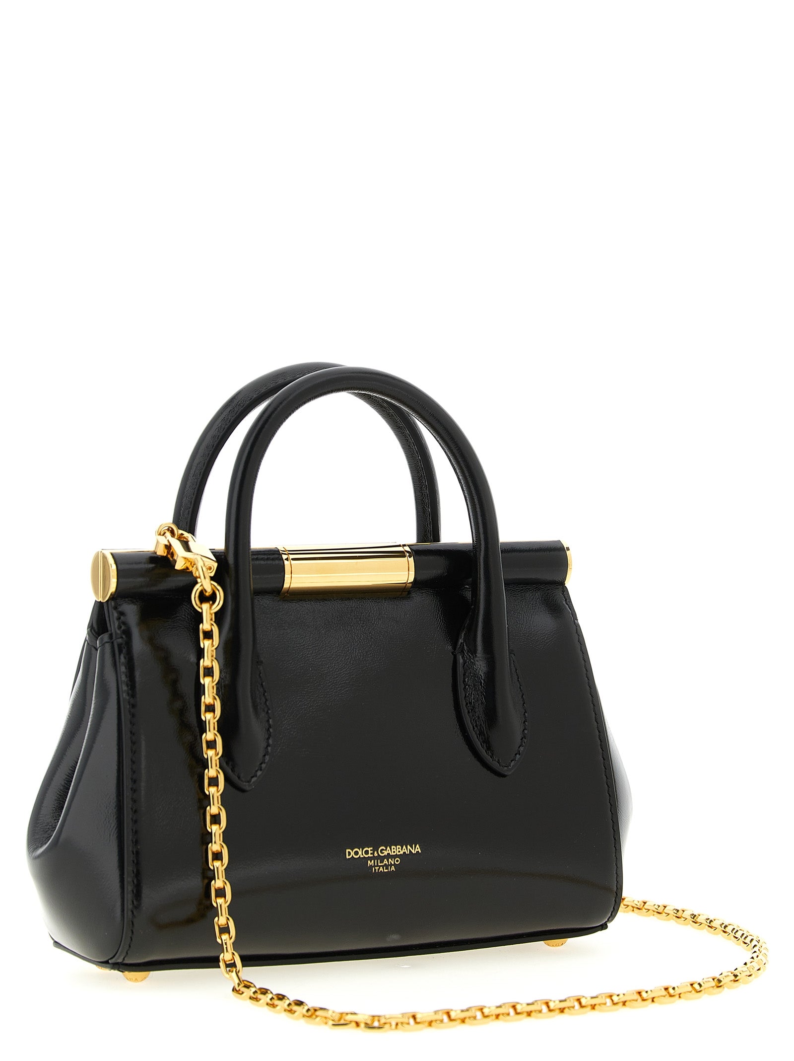 Dolce & Gabbana Black Calfskin Women's Handbag